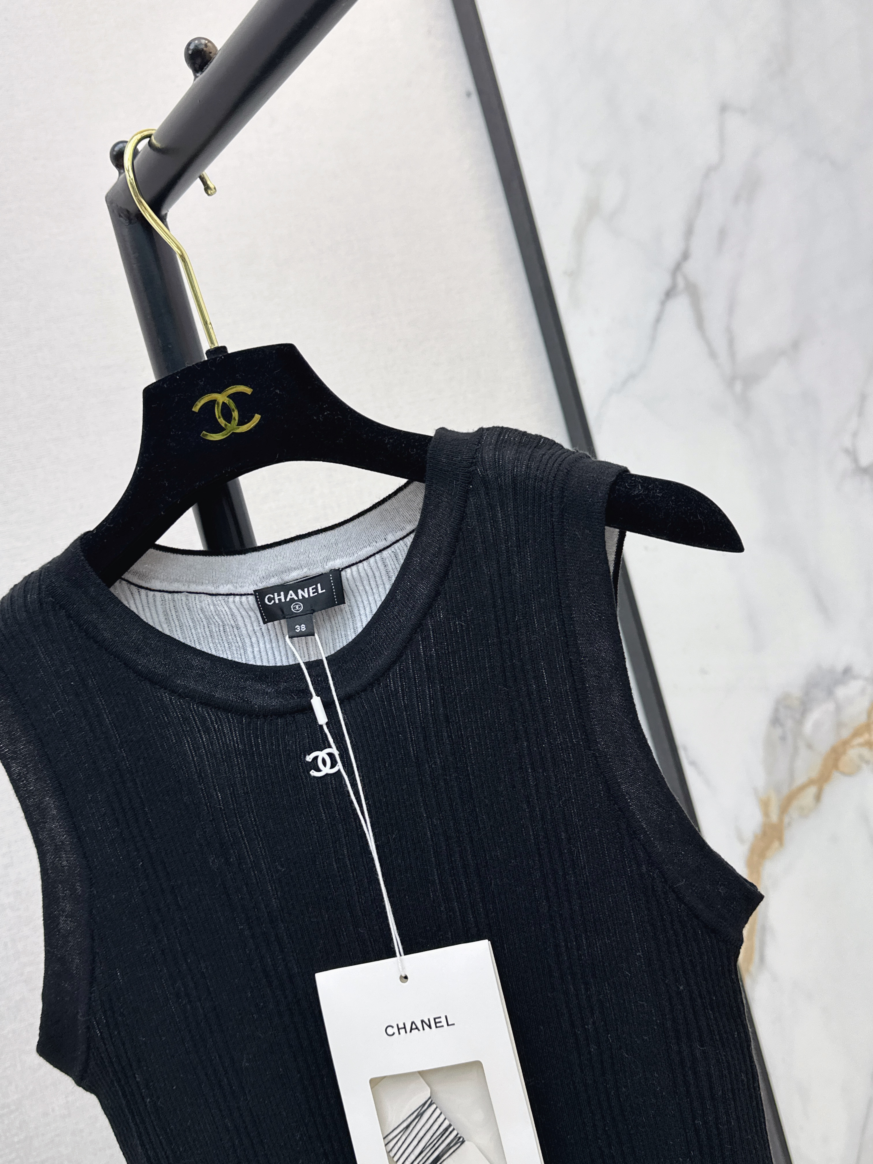 Chan 26SS Knit Tank Top