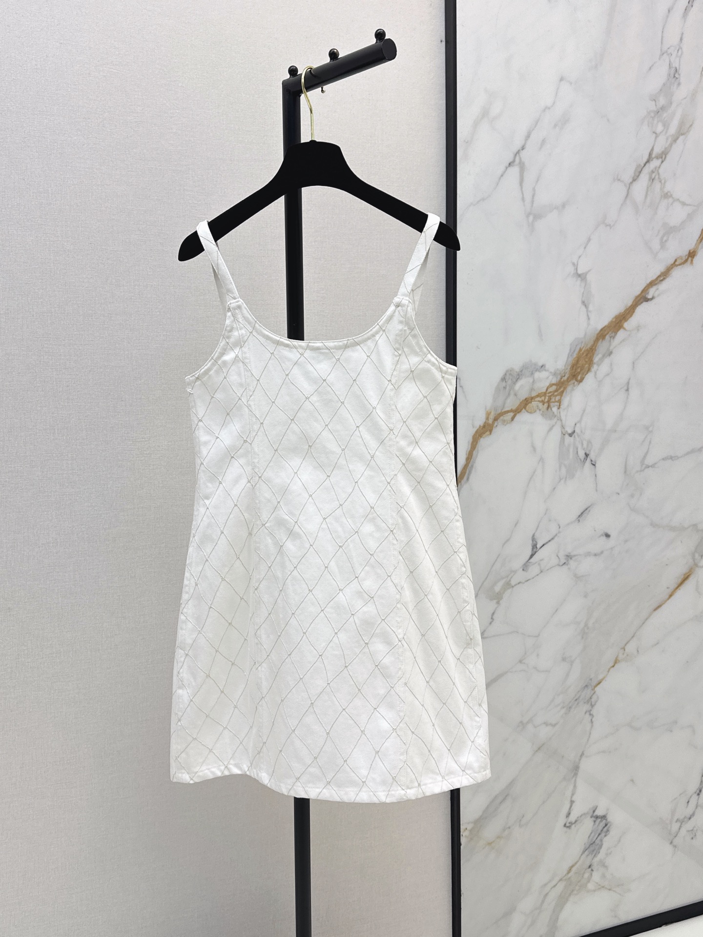 Chan 26ss denim slip dress
