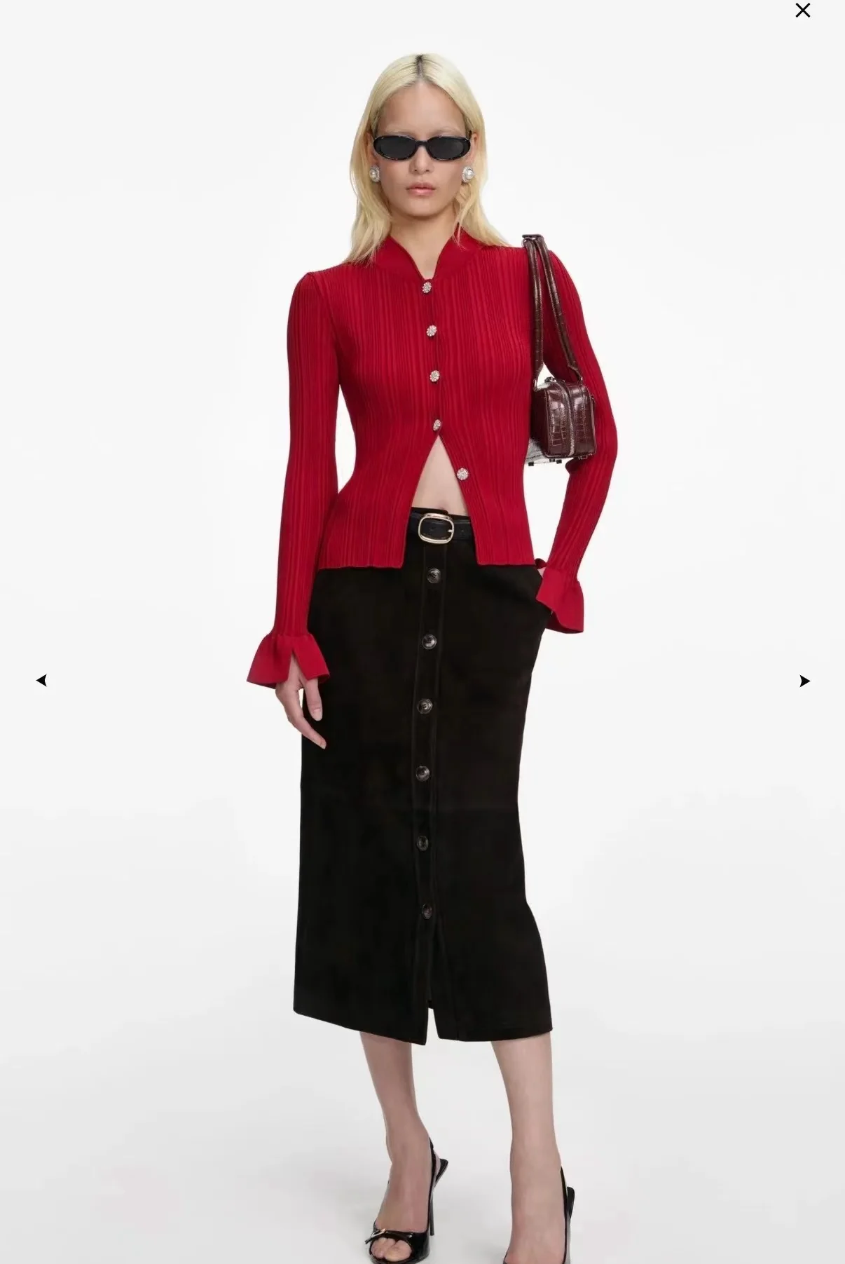 SP 25fw knitted cardigan