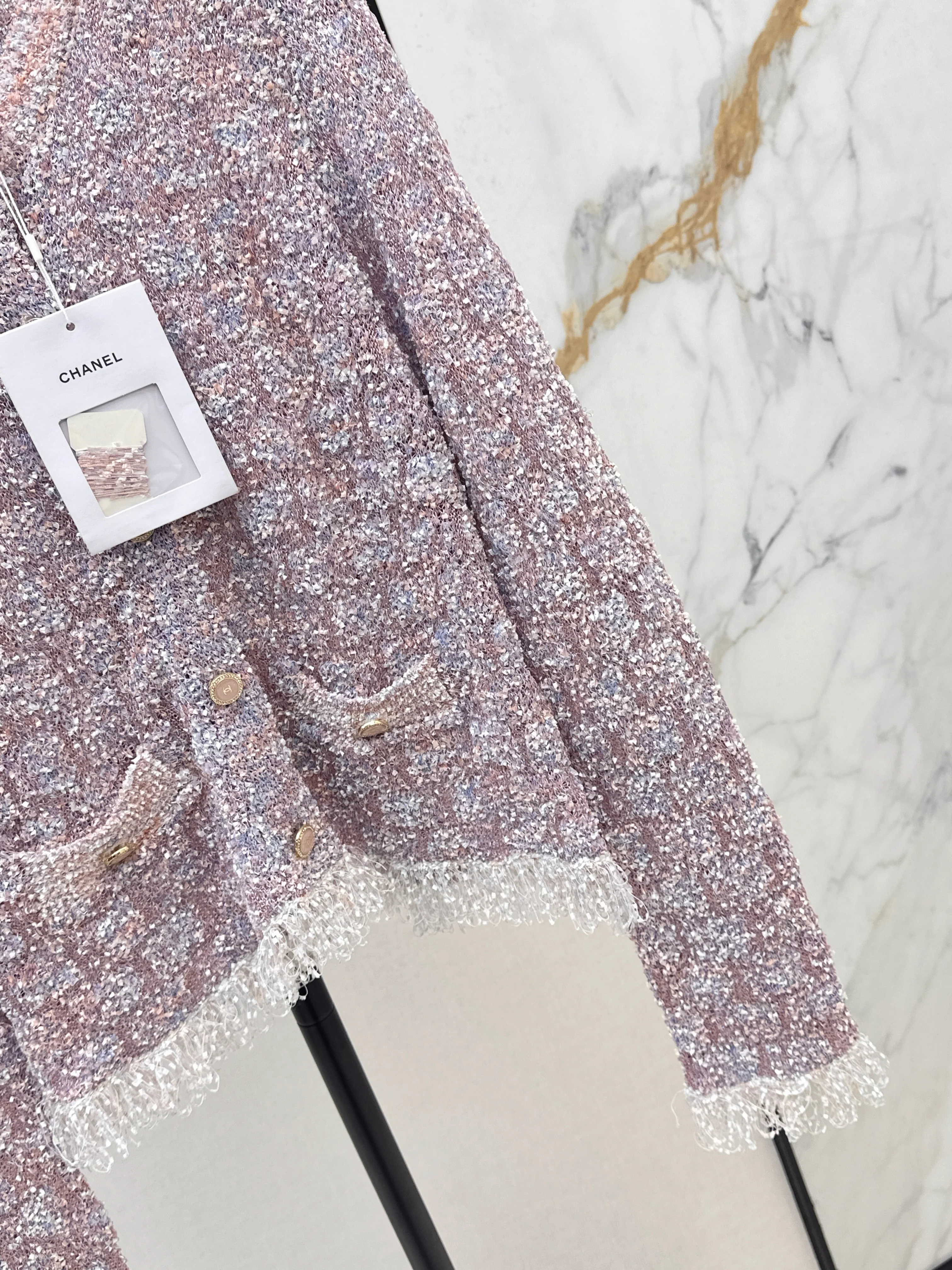 Chan 26ss tassel cardigan
