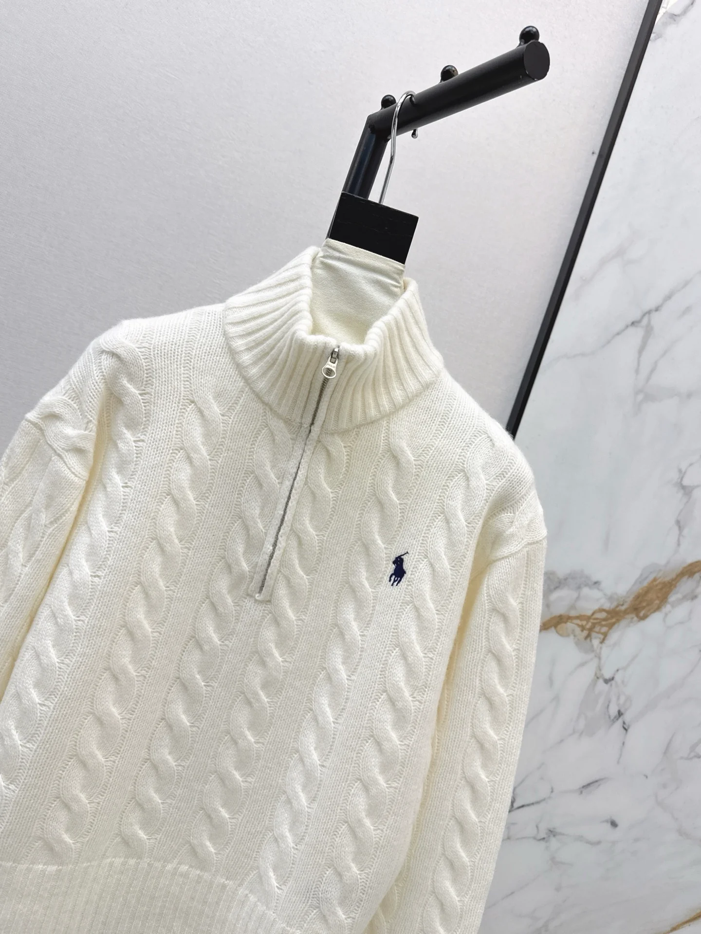 Ralp 25fw cable knit sweater