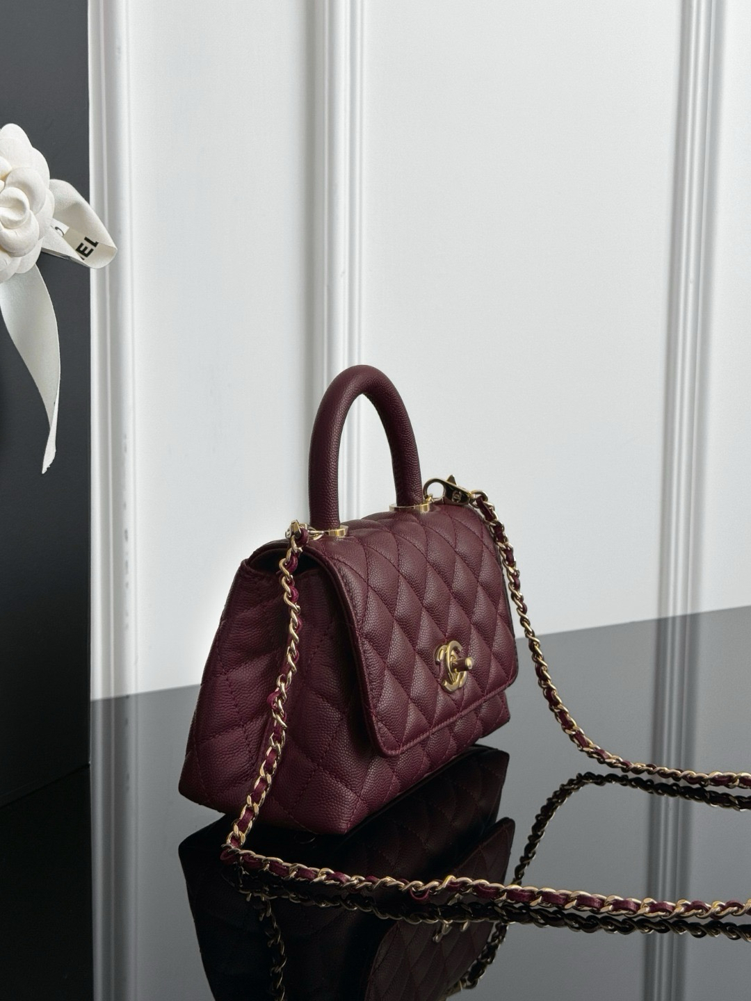 Chan 26ss mini coco handle bag
