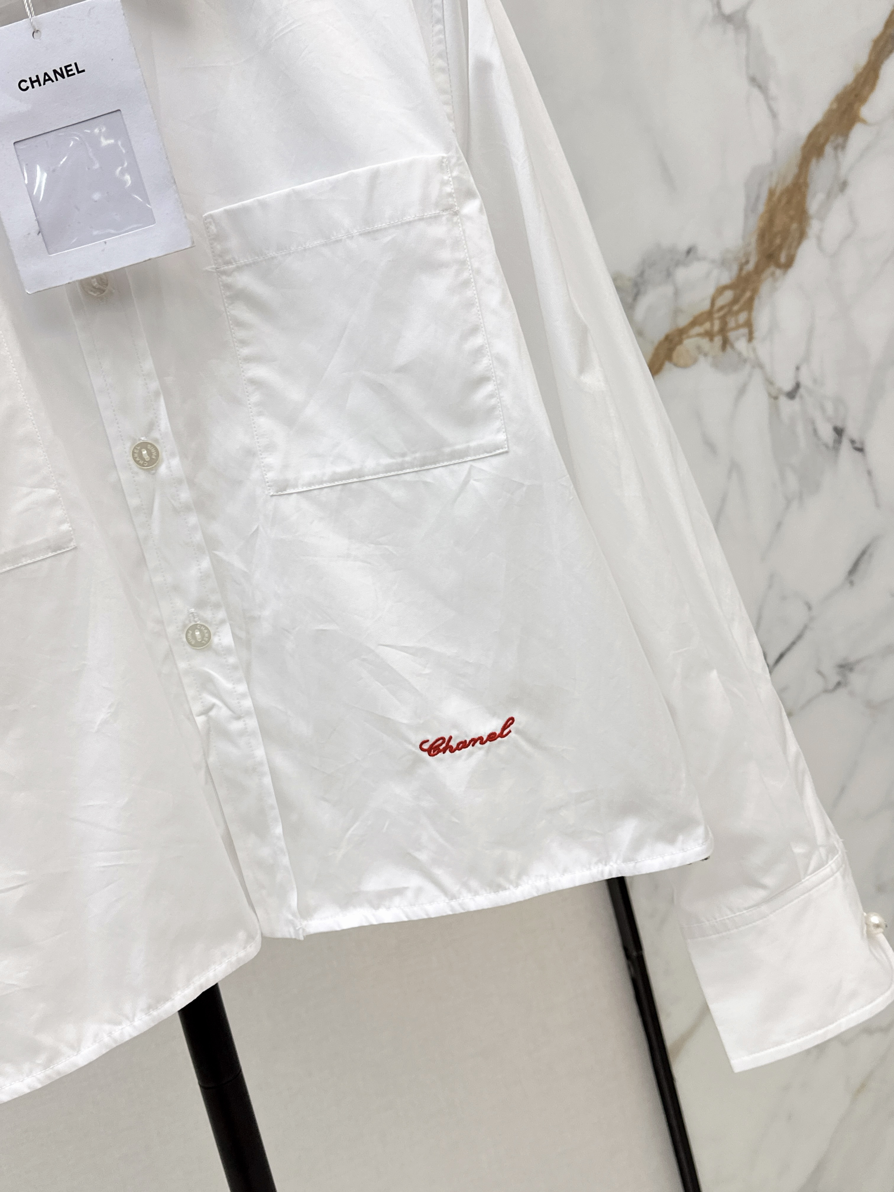Chan 26ss cropped shirt