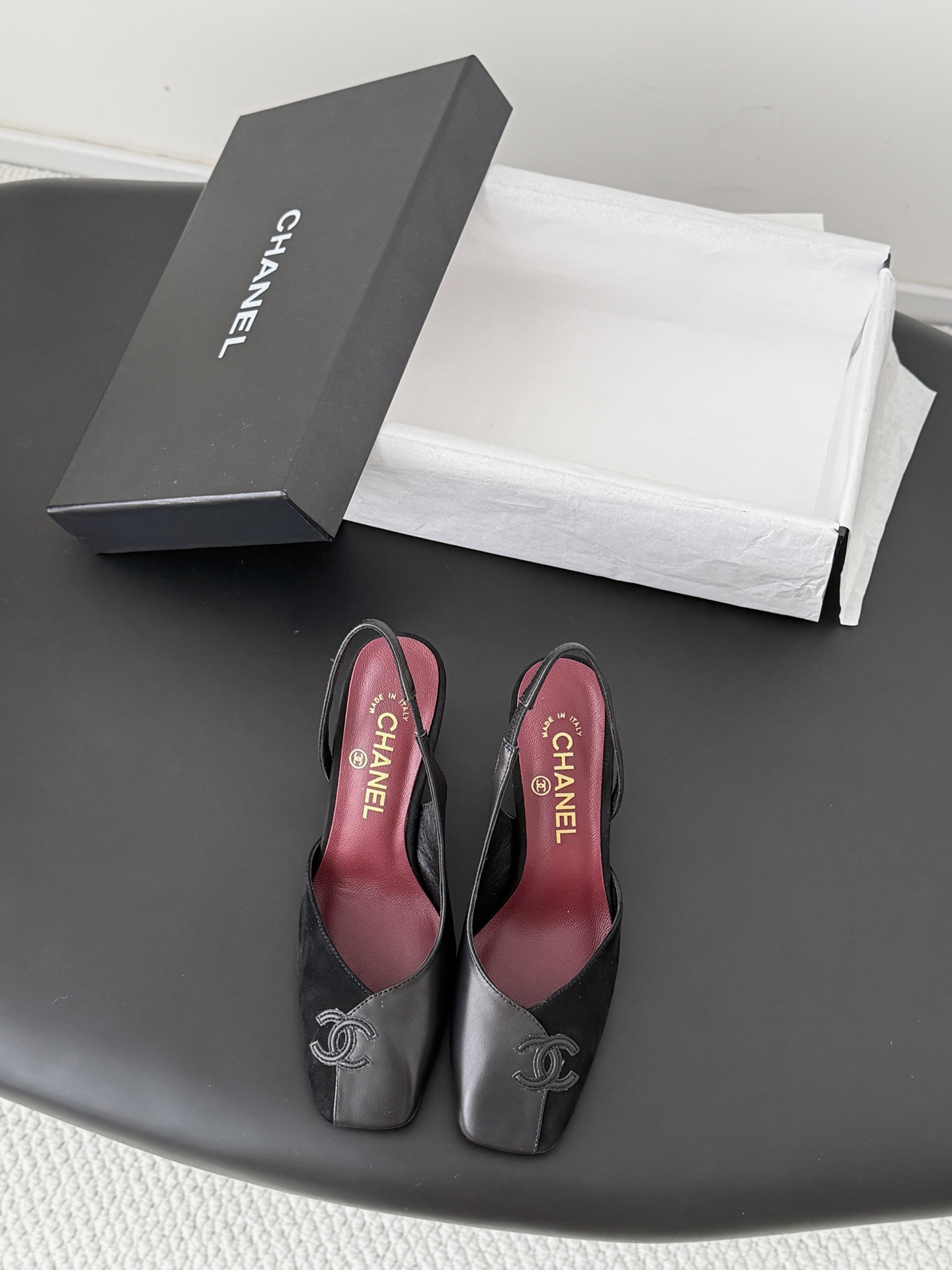 Chan 26ss slingback heel