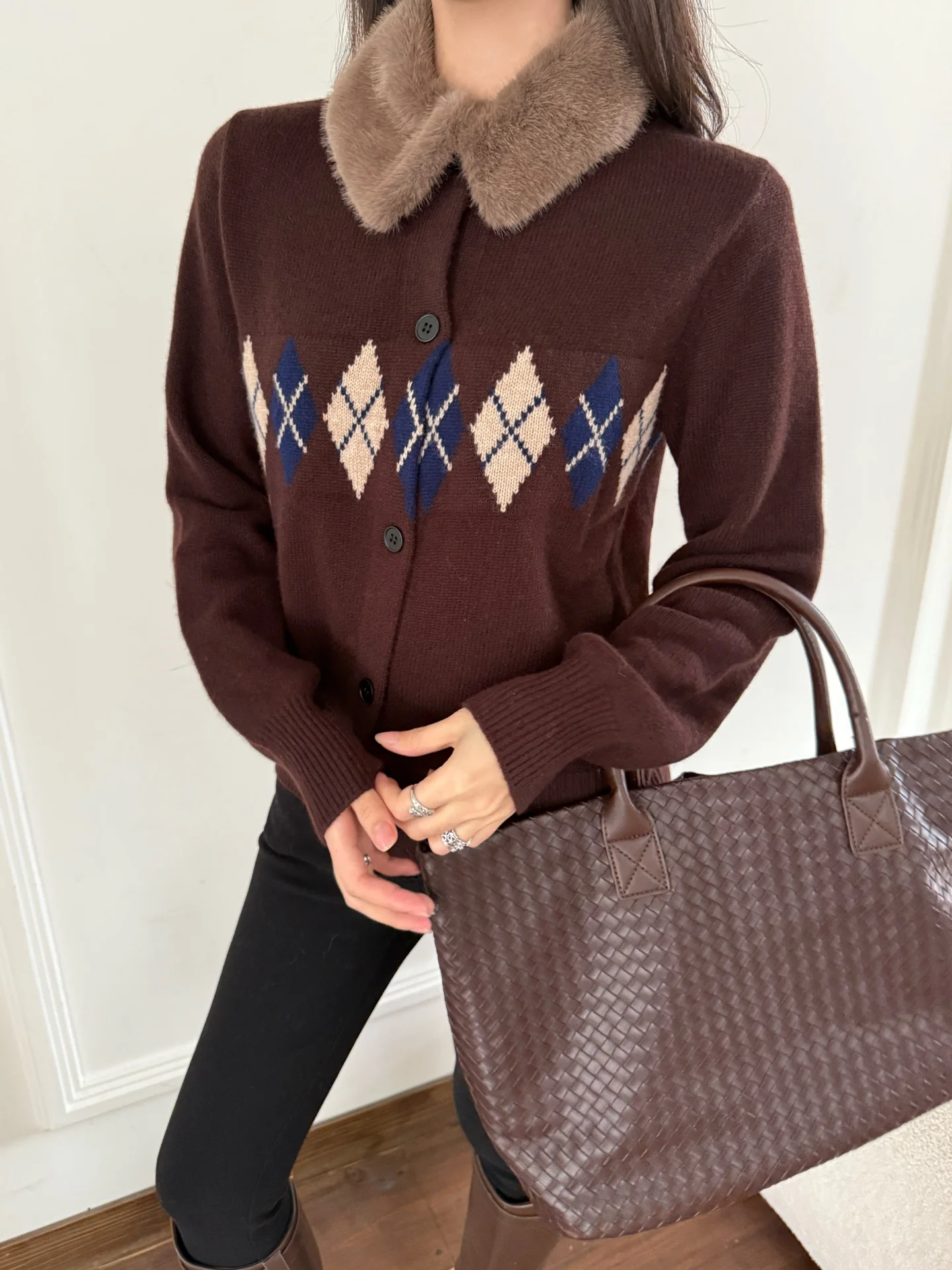 Miu 26ss wool cardigan