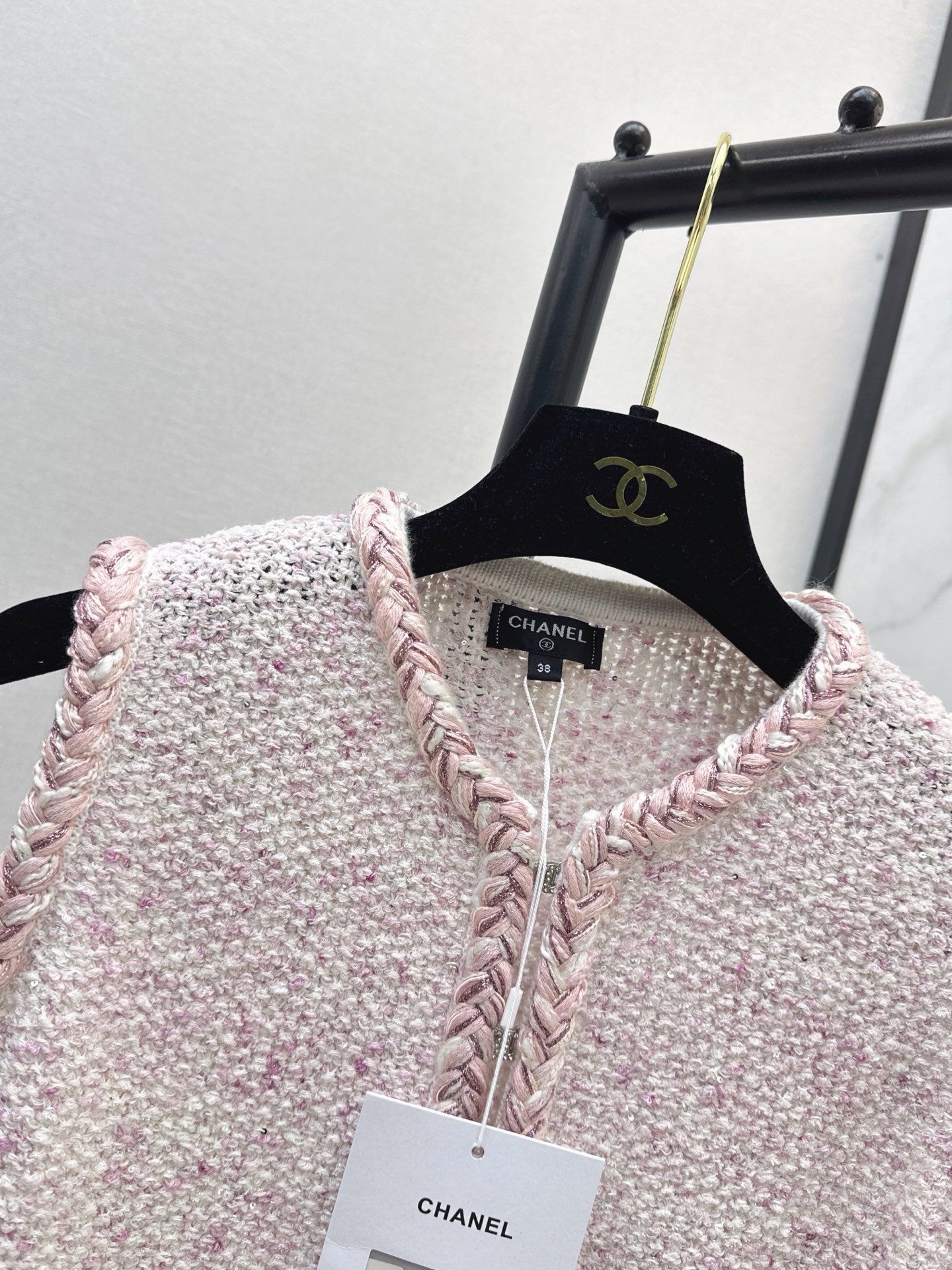 Chan 26ss knit vest jacket