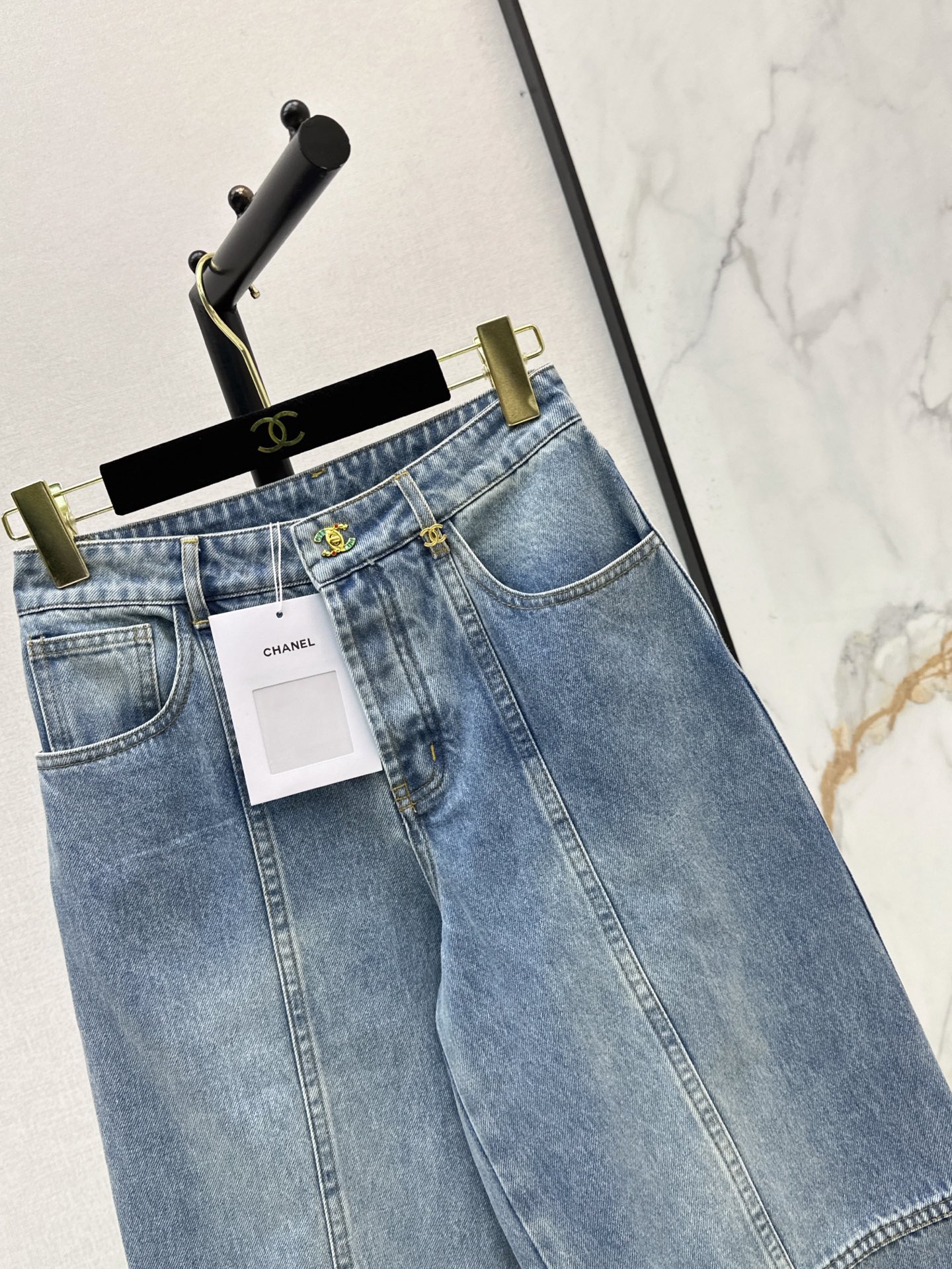 Chan 26ss cropped jeans