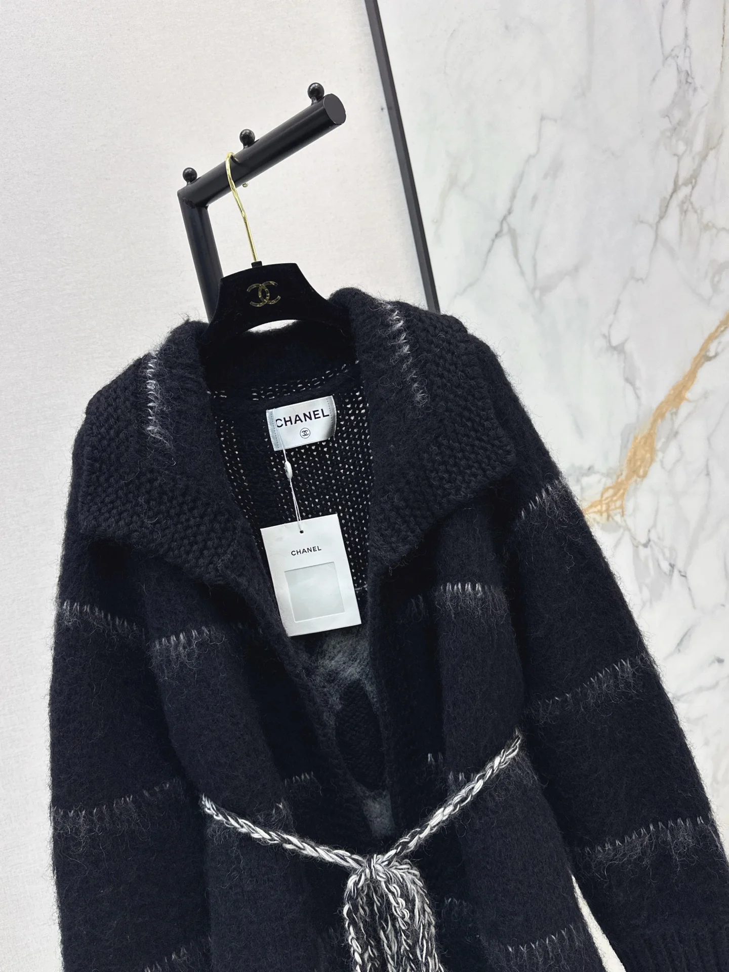 Chan 25fw belted cardigan