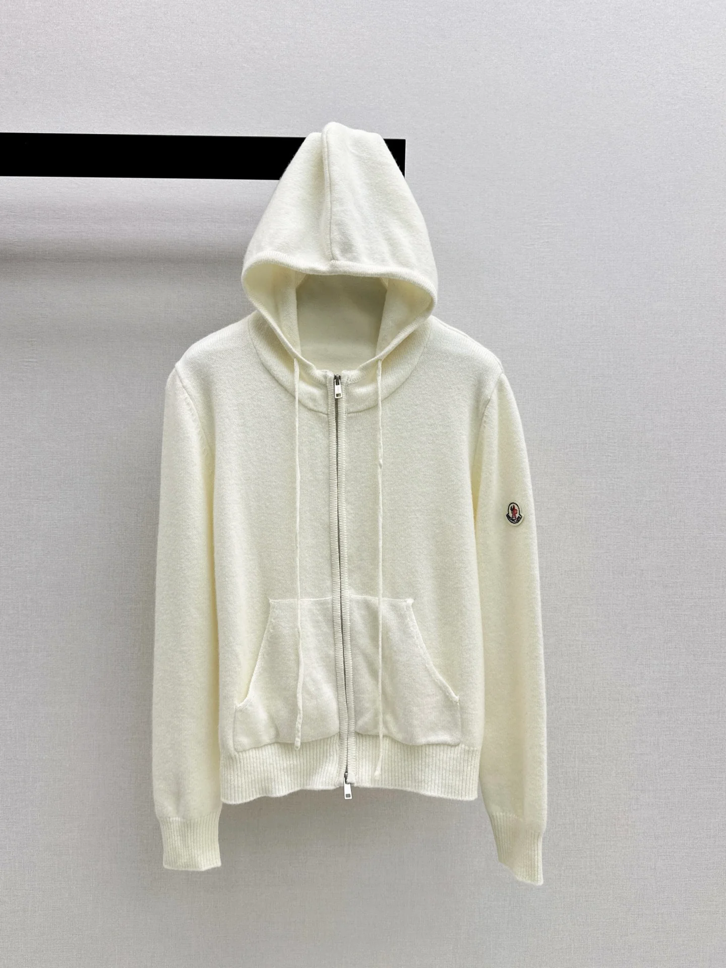 Monc 26ss hooded knit cardigan
