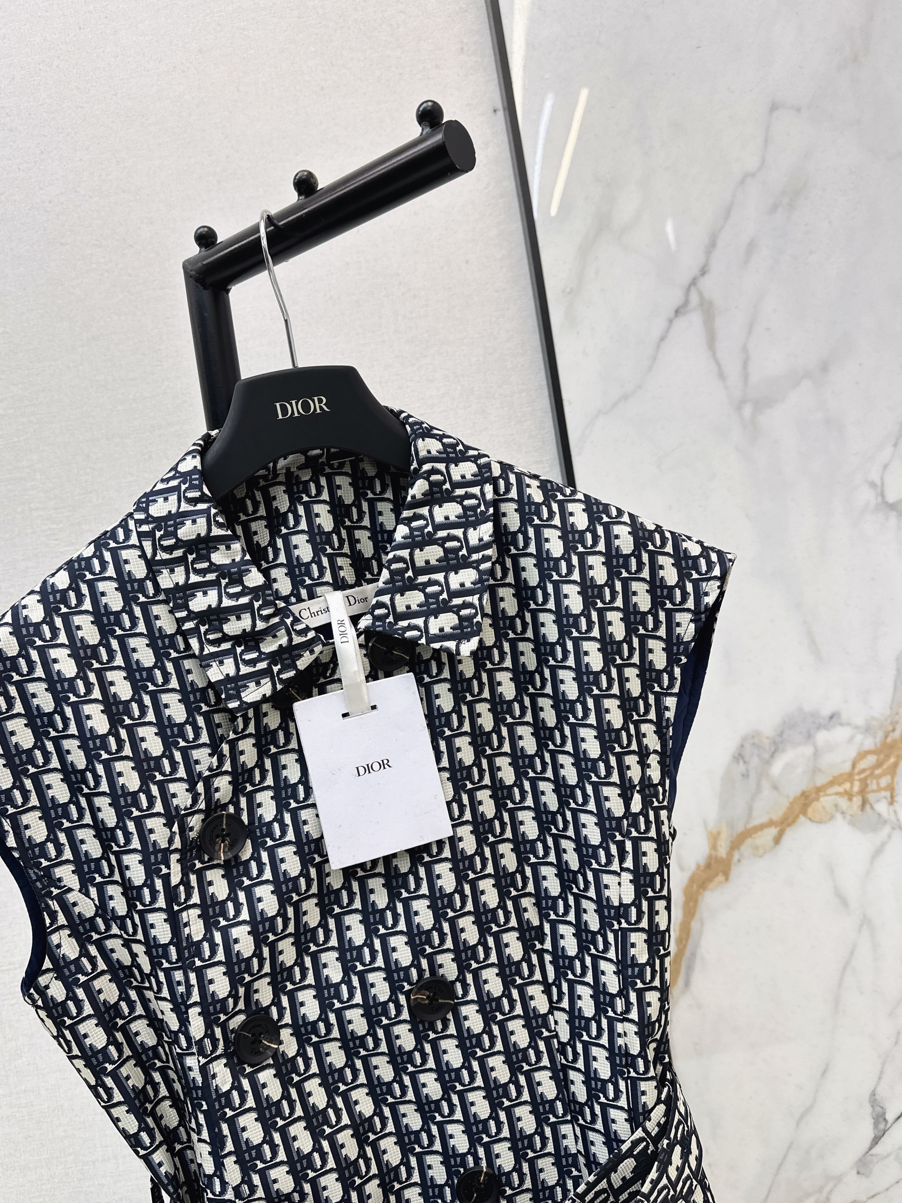 CD 26ss jacquard sleeveless dress