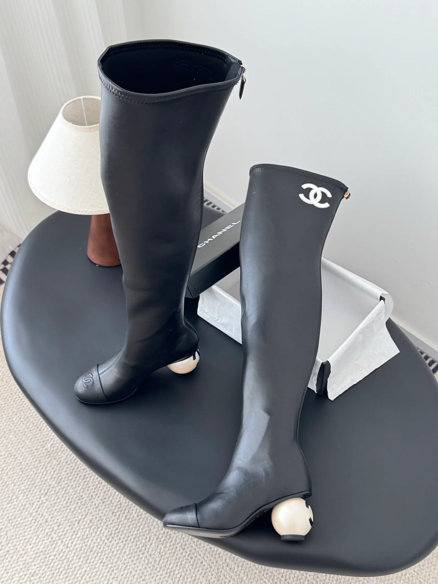 Chan 25fw over the knee boots