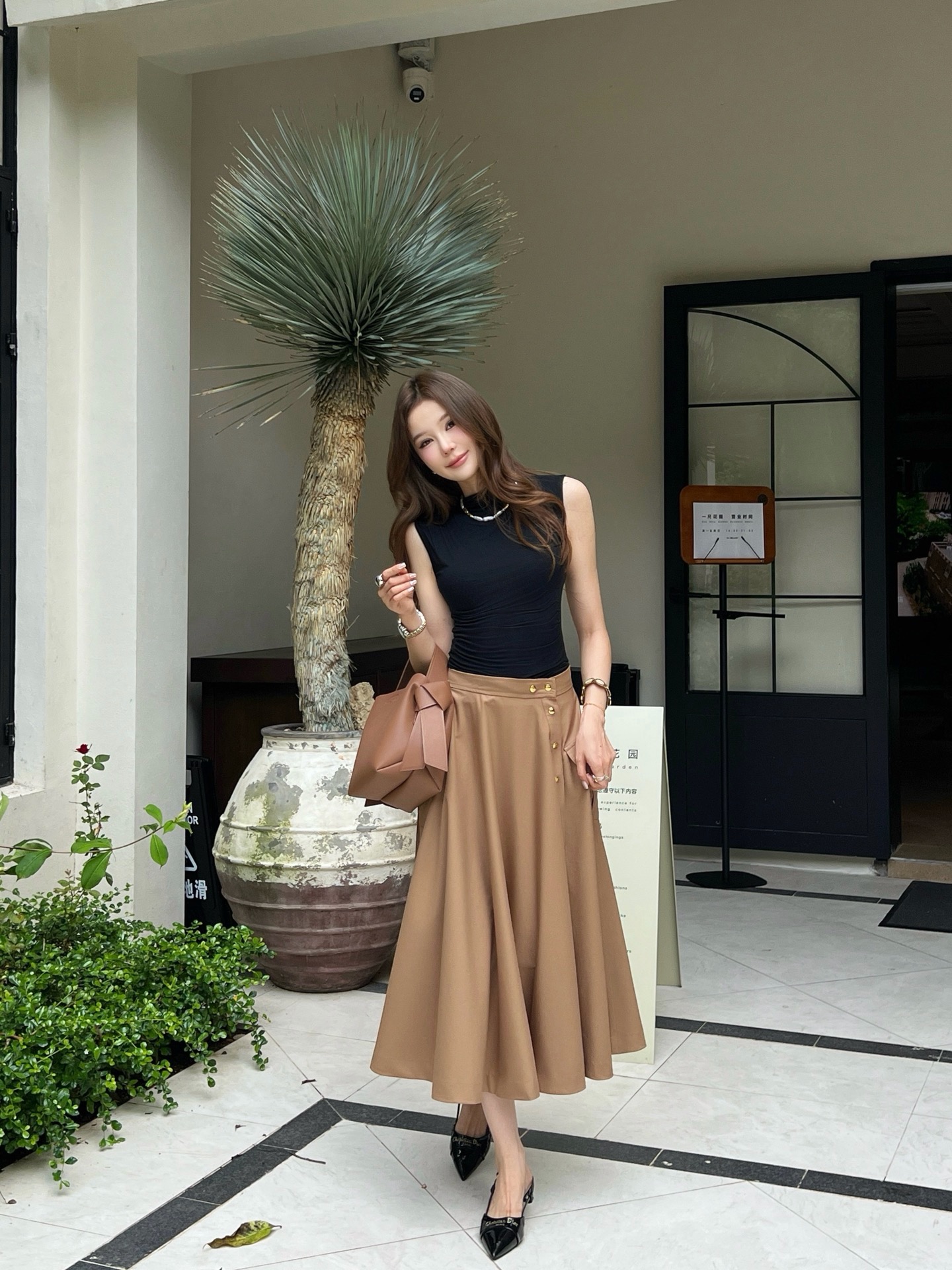 Celi 26ss cargo skirt