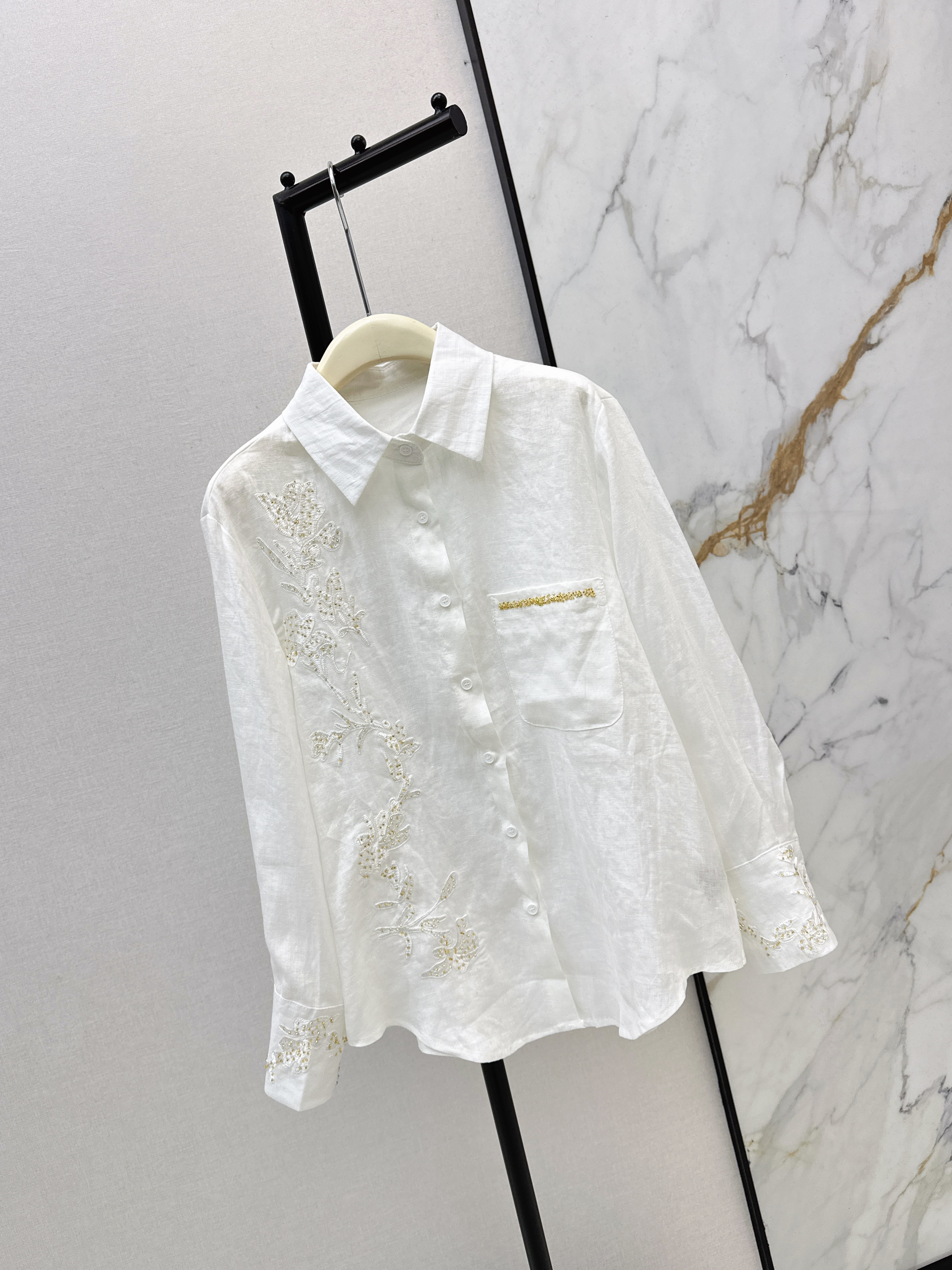 Valen 26ss embroidery shirt