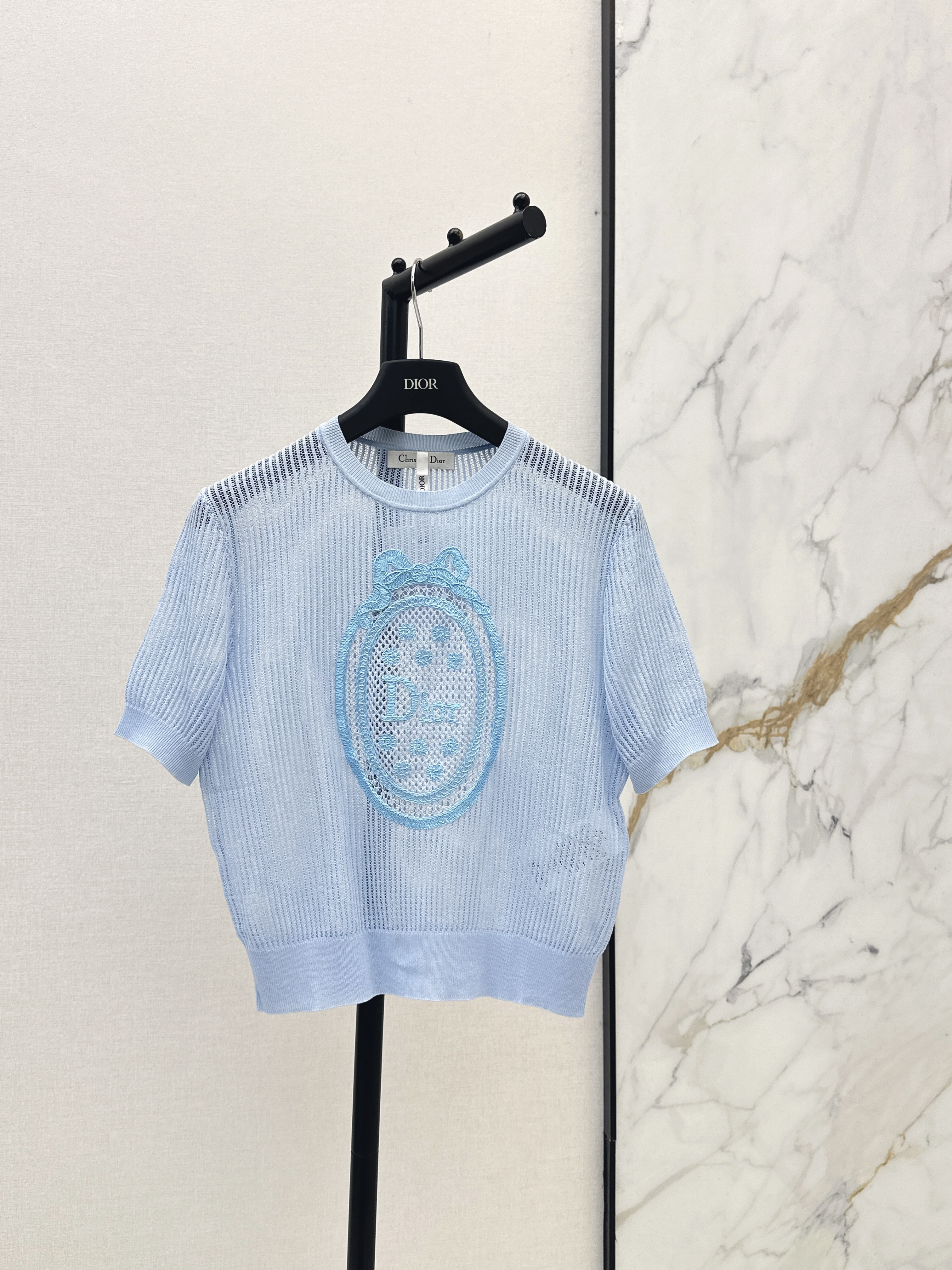 CD 26ss hollow knit top