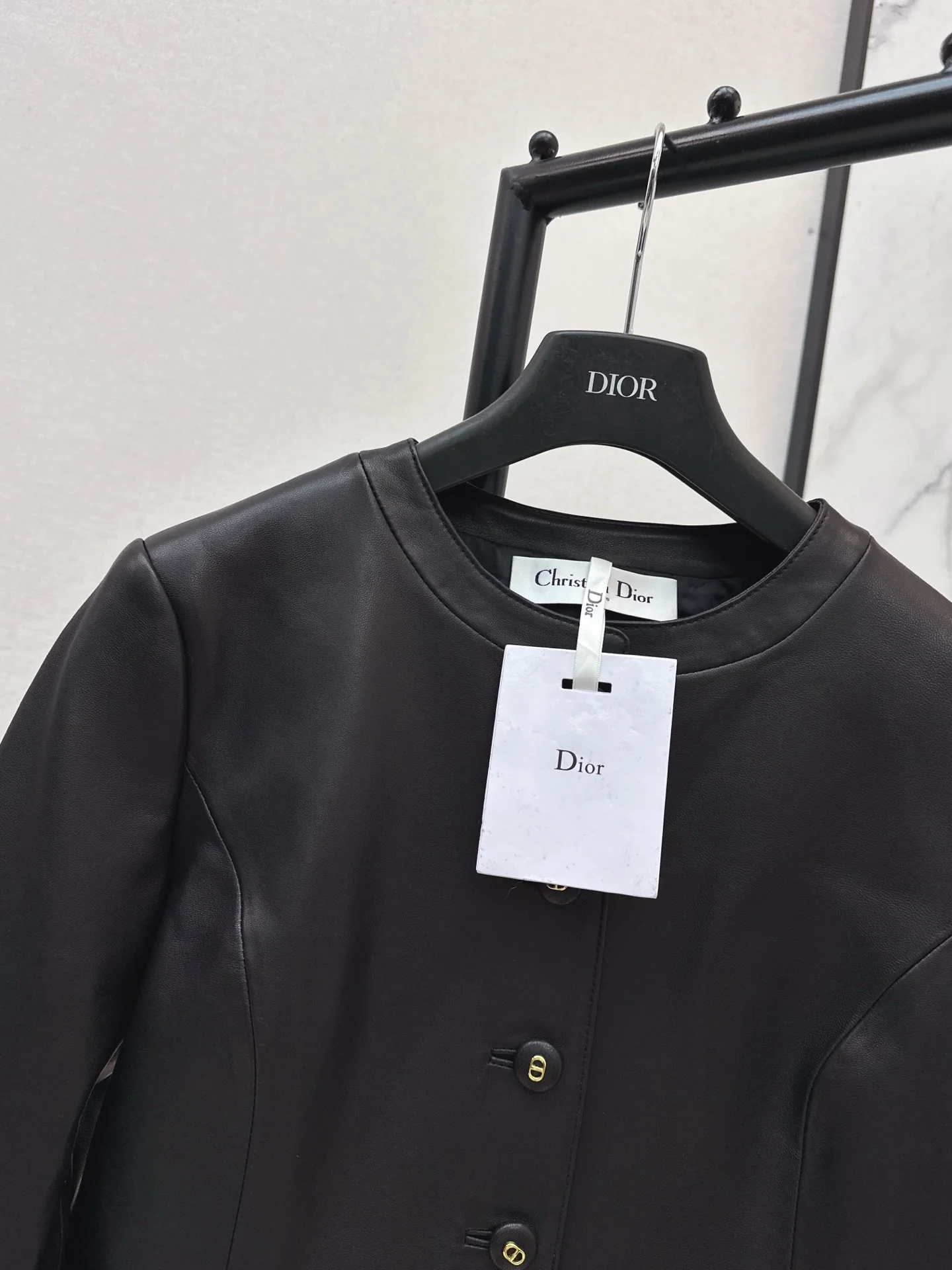 CD 25fw leather jacket