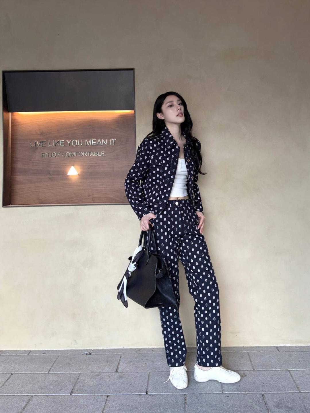 Herm 26ss print jeans