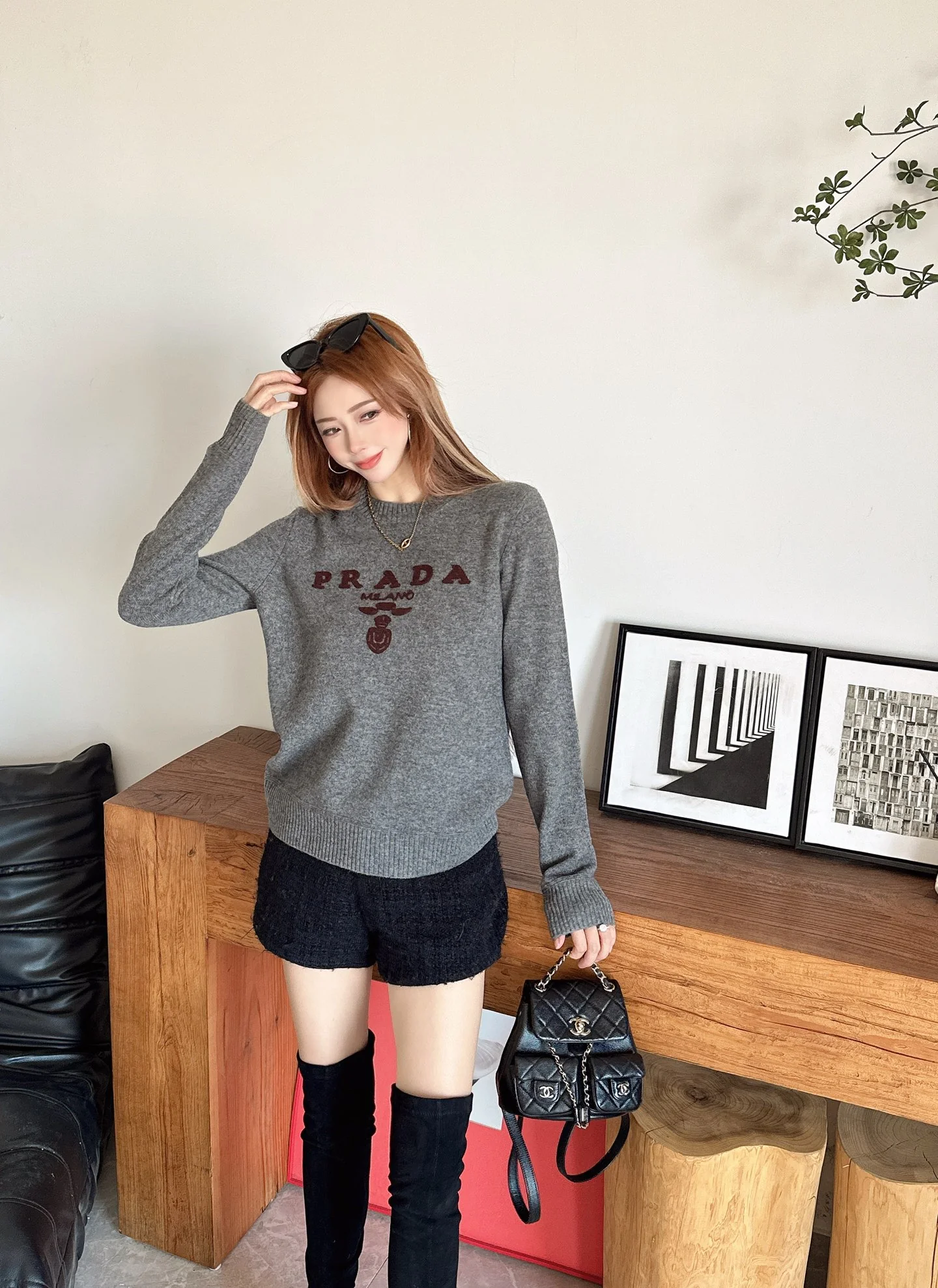 Prad 25fw pullover sweater