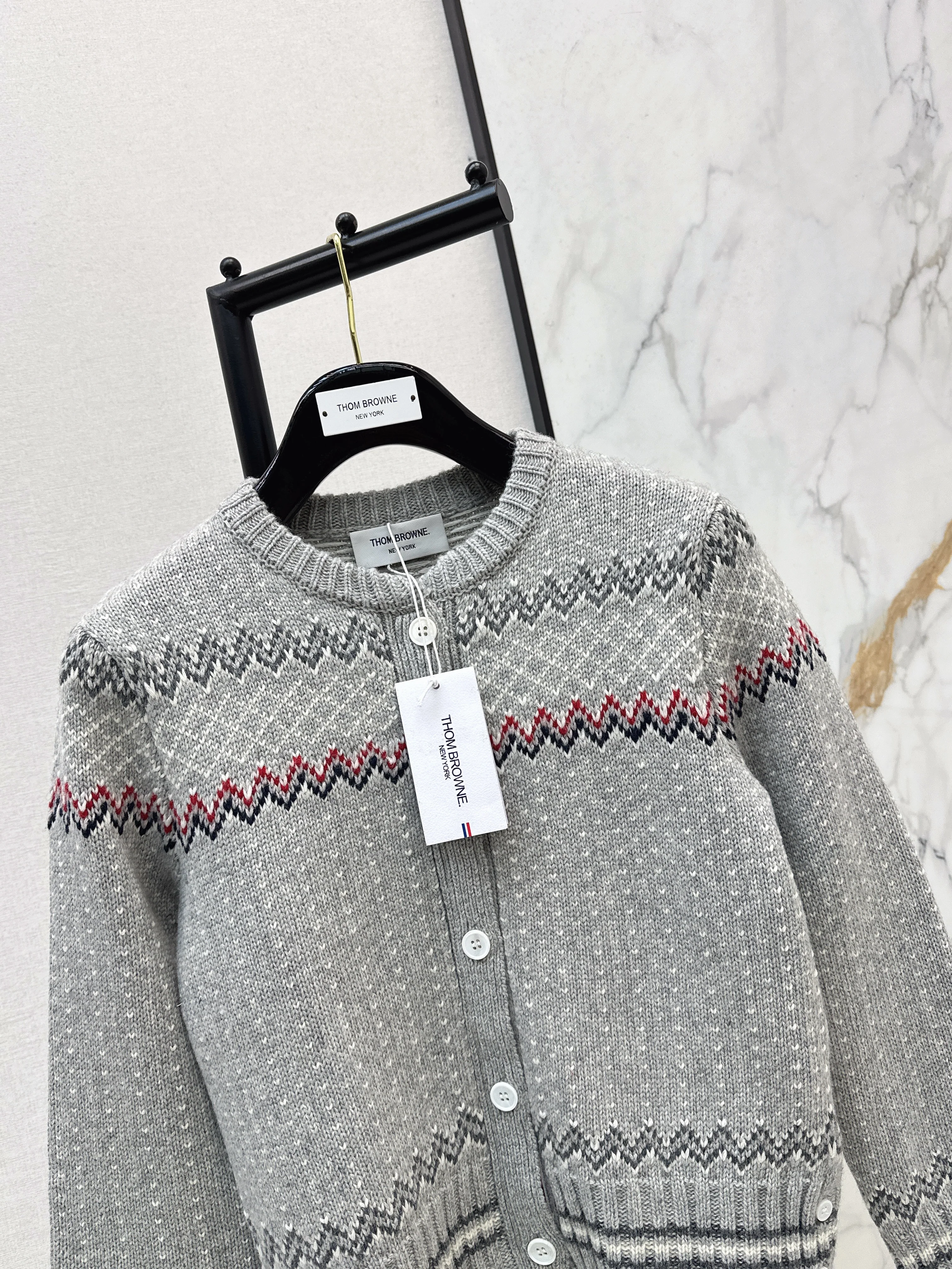 Thom 26ss fair isle cardigan