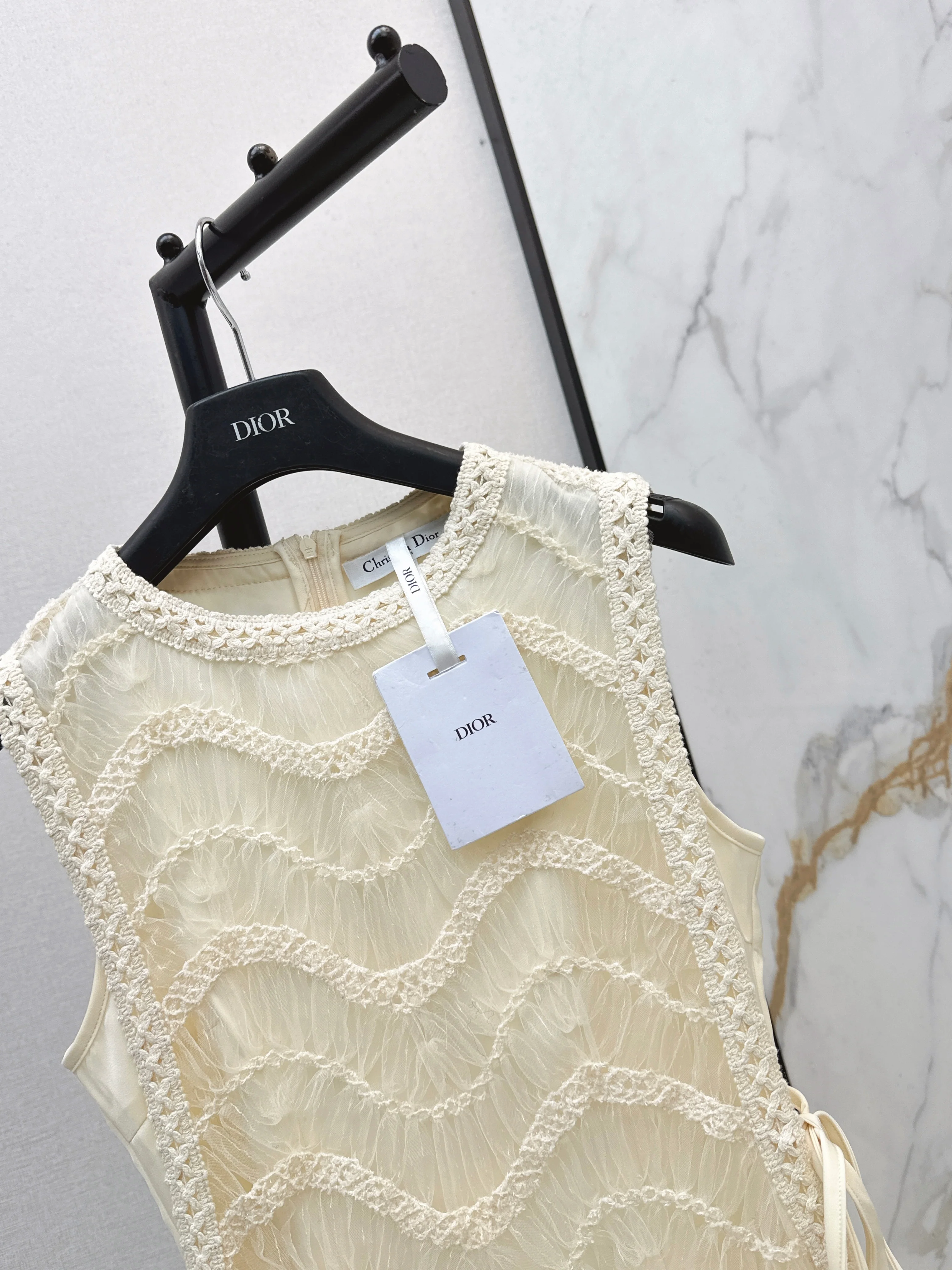 CD 26ss woven contract chiffon dress