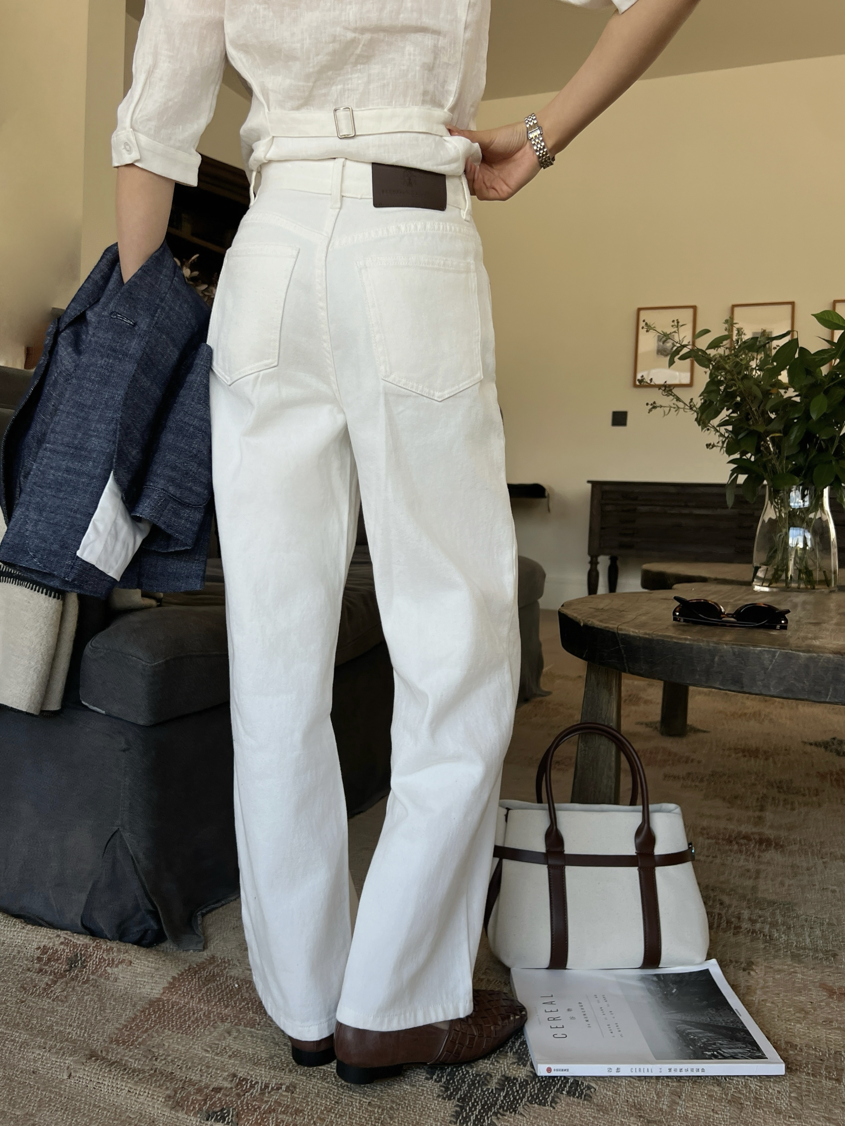 Brun 26ss straight jeans