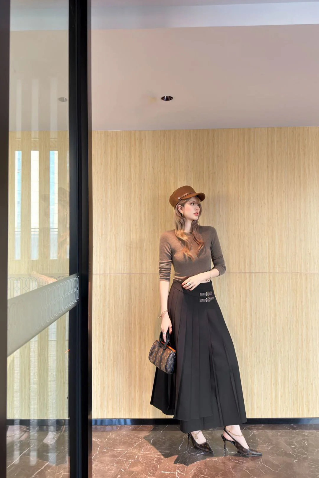 Louis 26ss pleated skirts