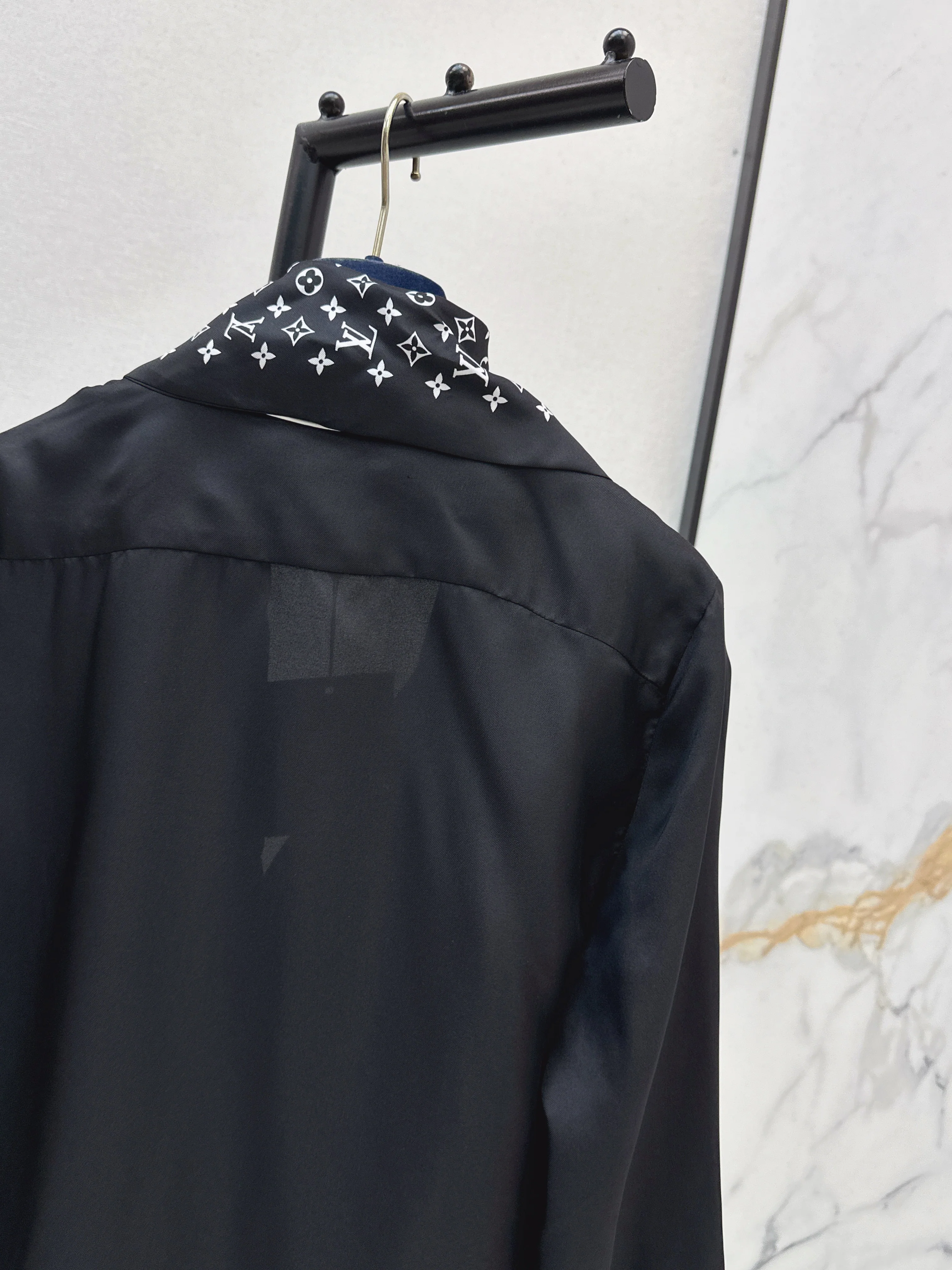 Louis 26ss print silk shirts