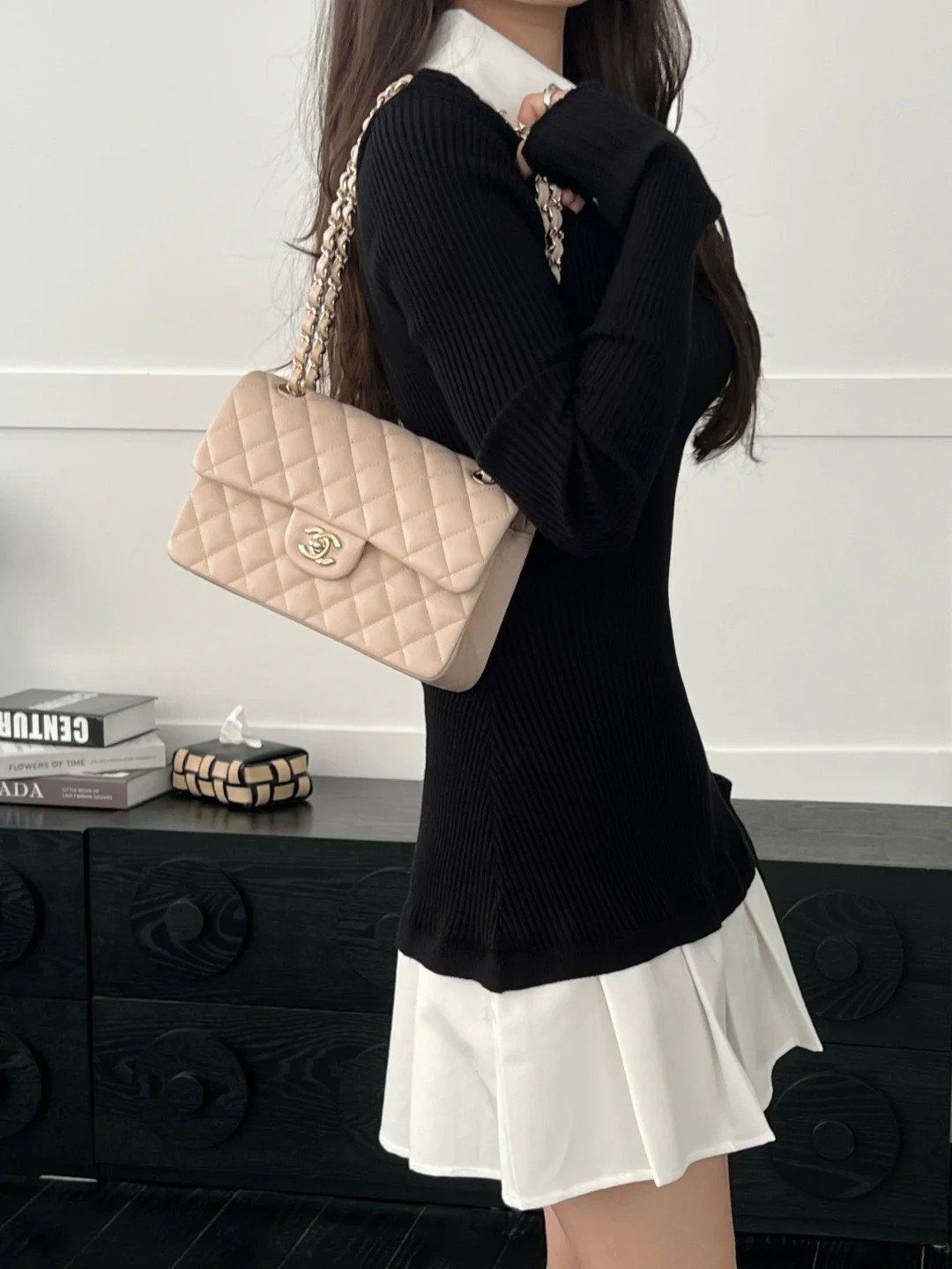 Chan cf23 chain shoulder bag