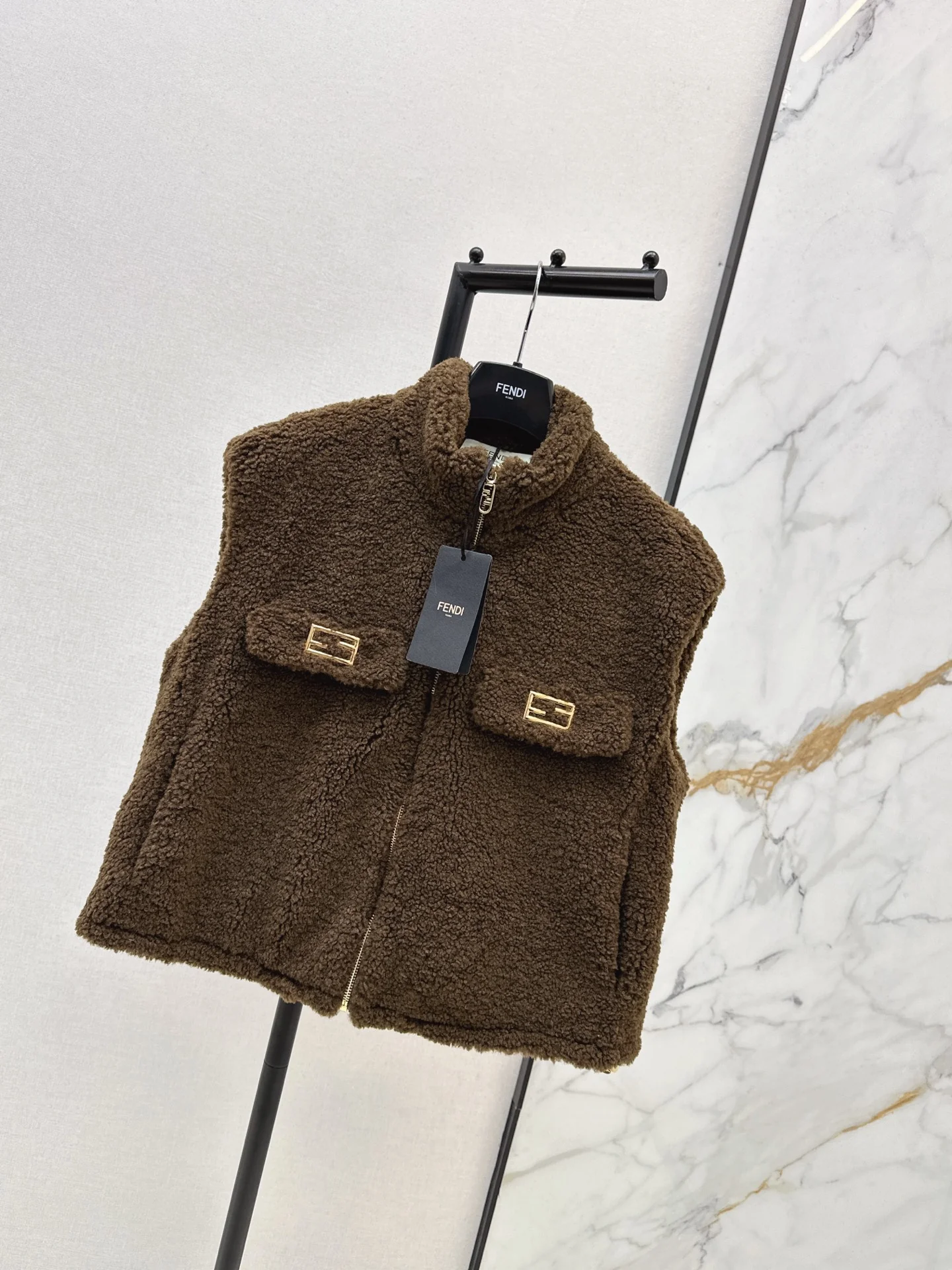 Fend 25fw fleece vest jacket