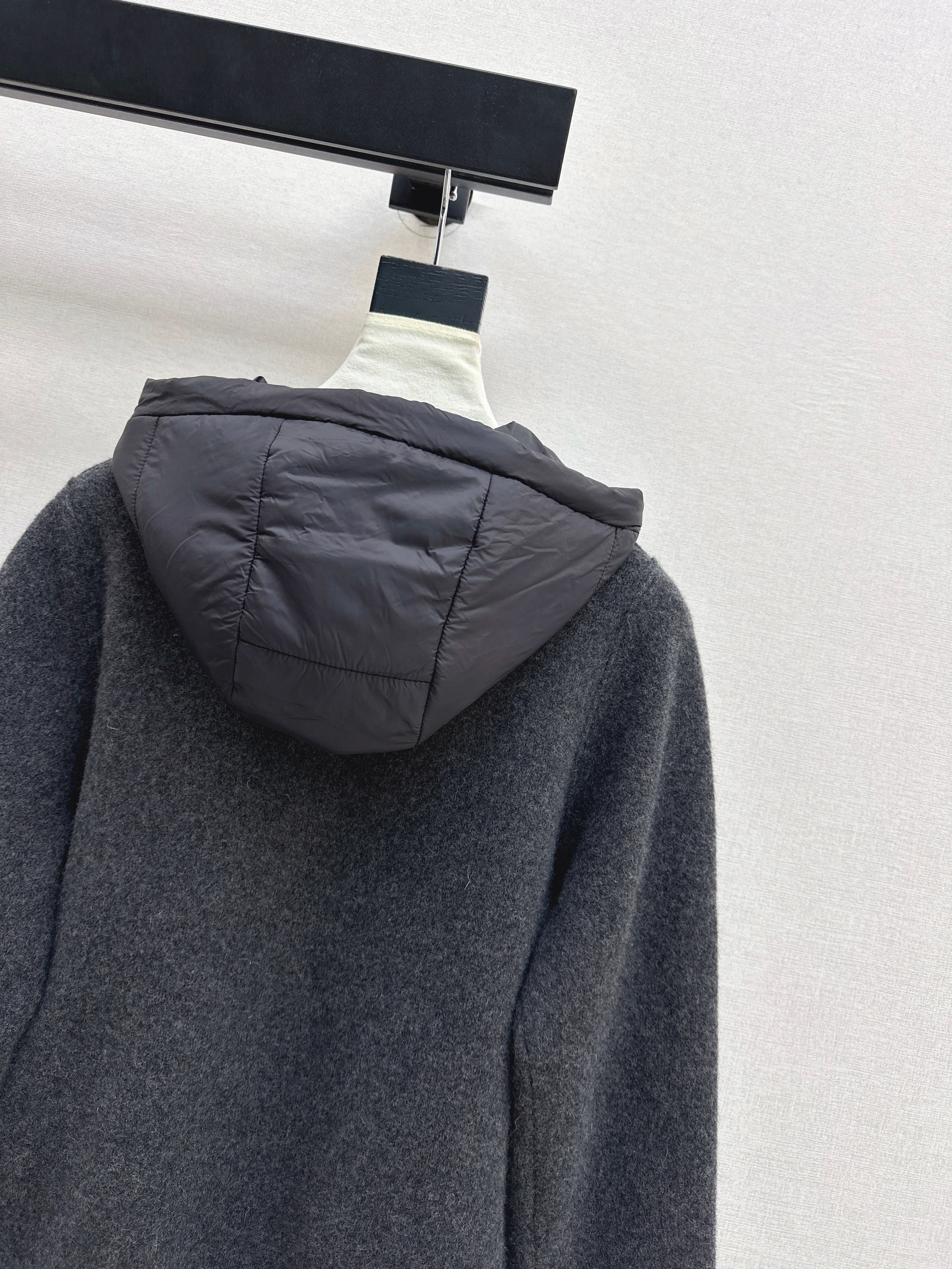 Monc 26ss hooded cardigan jacket