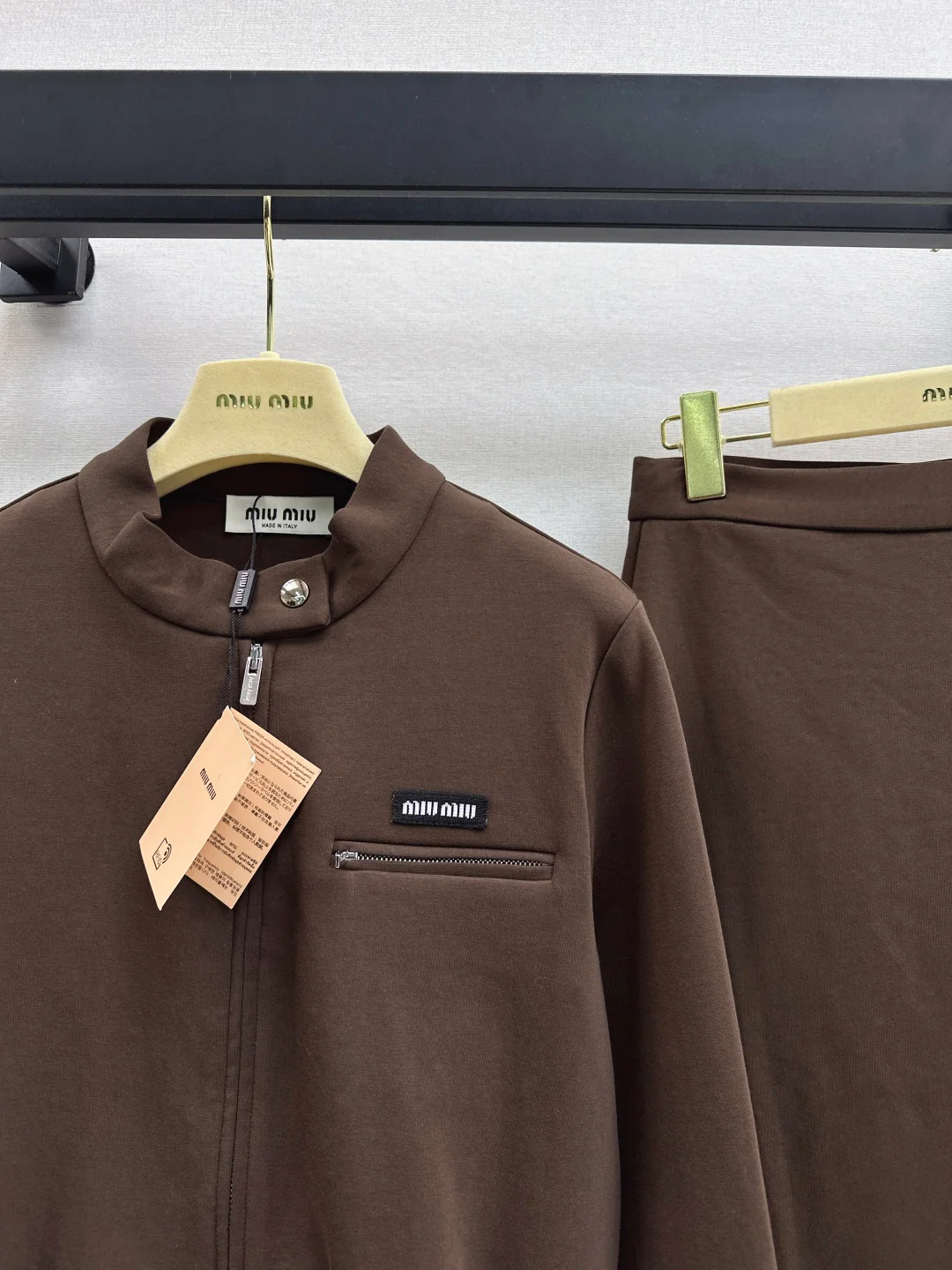 Miu 25fw jacket skirt suit