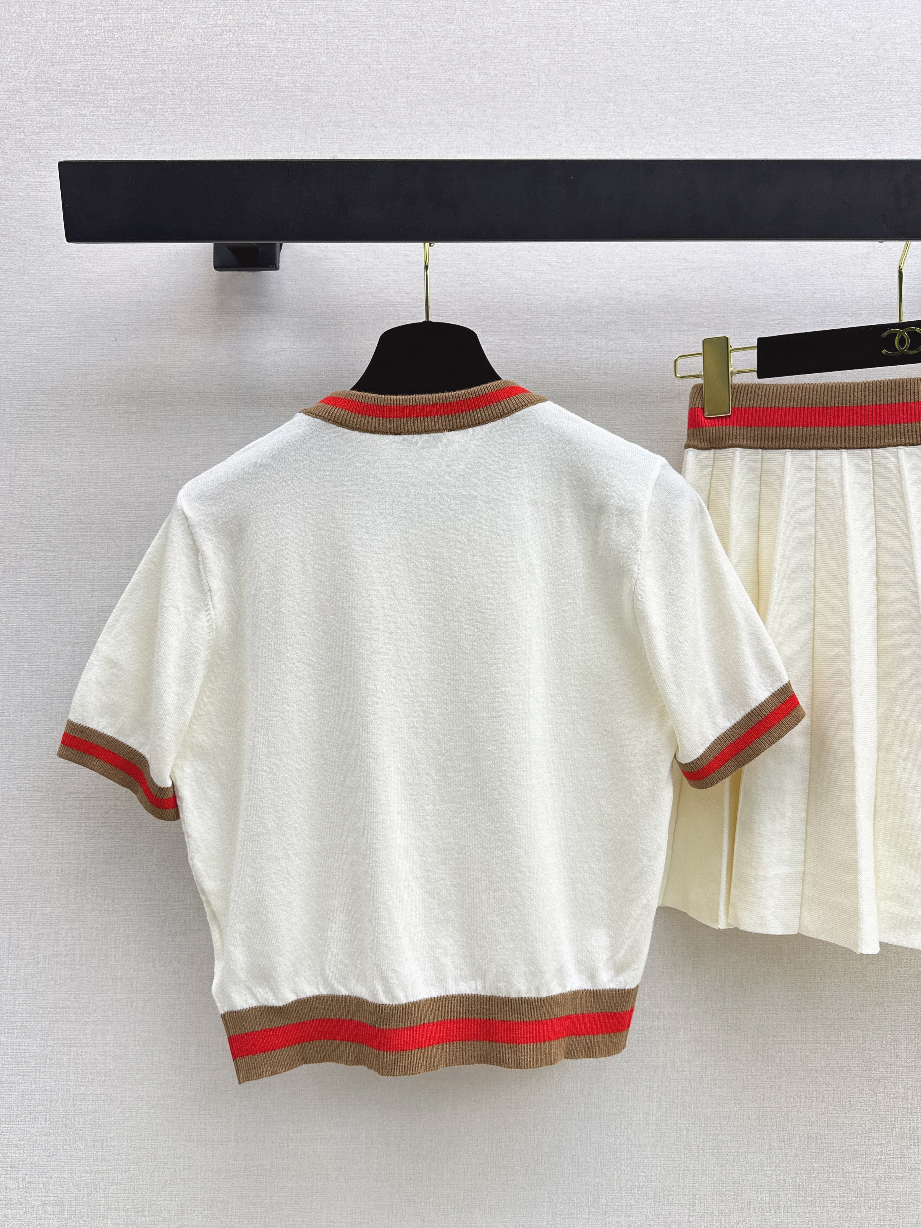 Chan 26ss knitted outfit sets