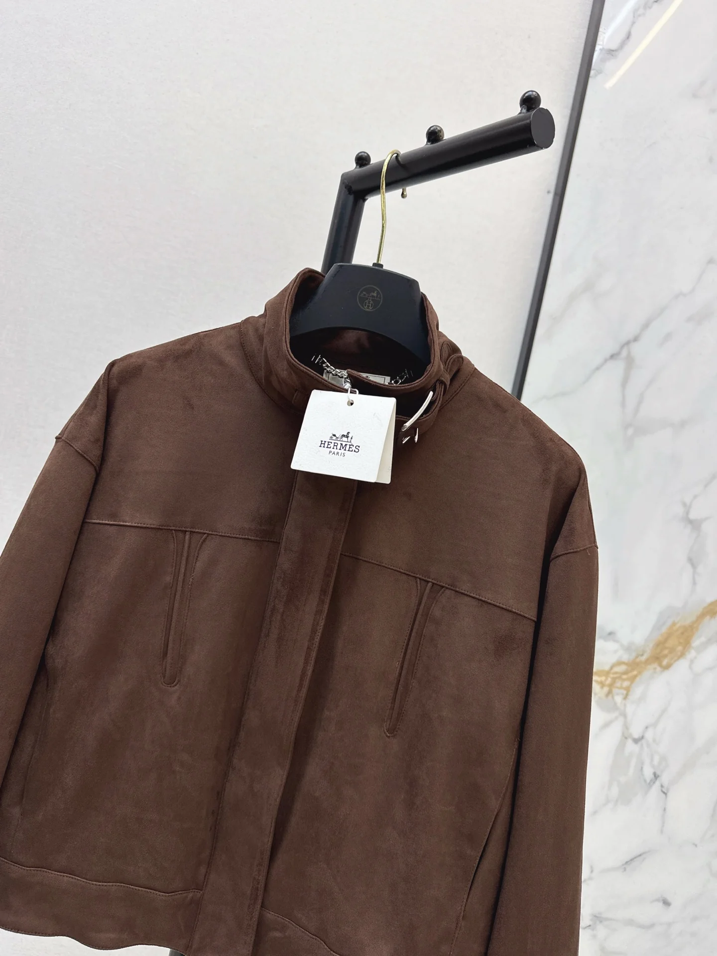 Herm 26ss suede jacket