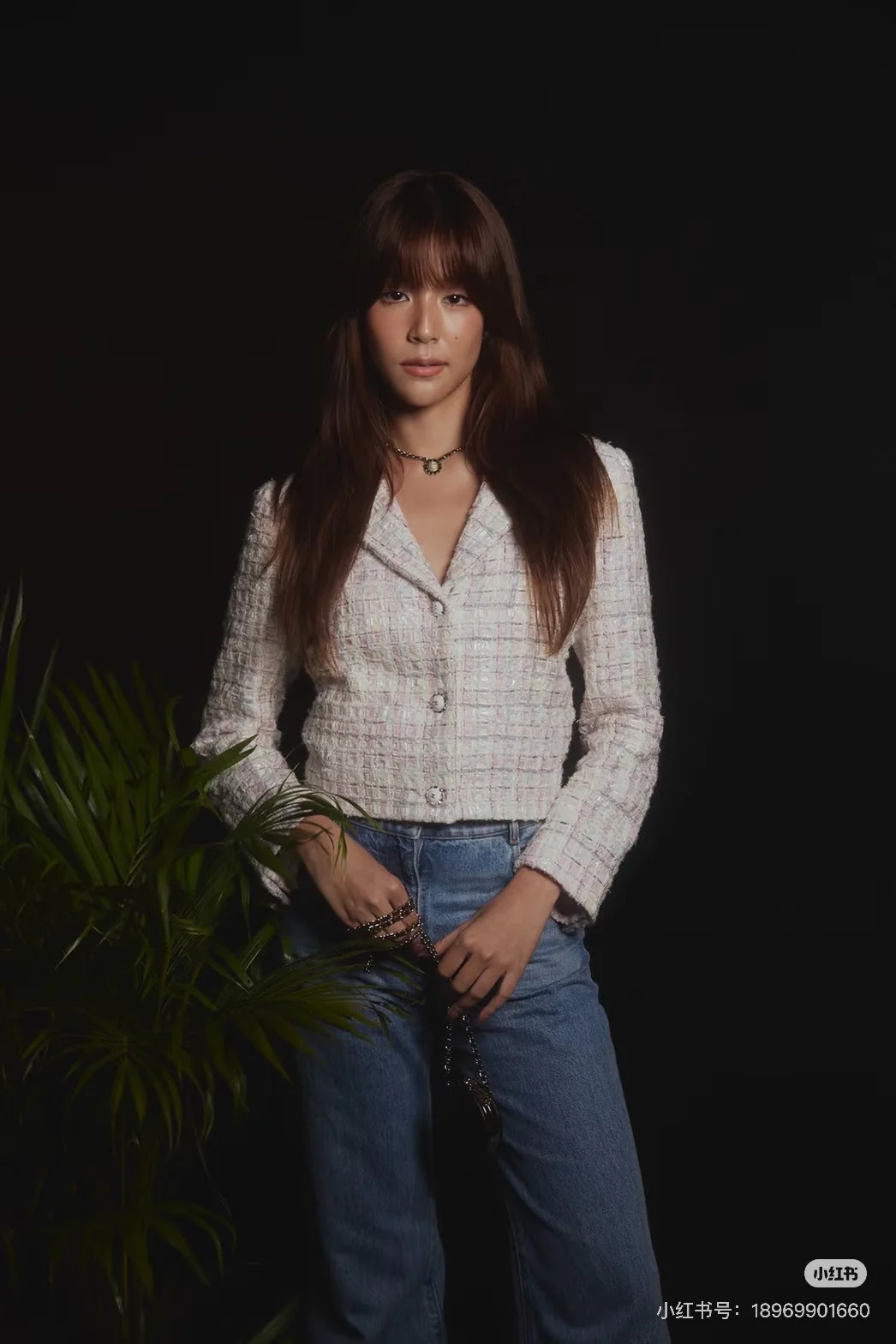 Chan 26ss tweed jacket