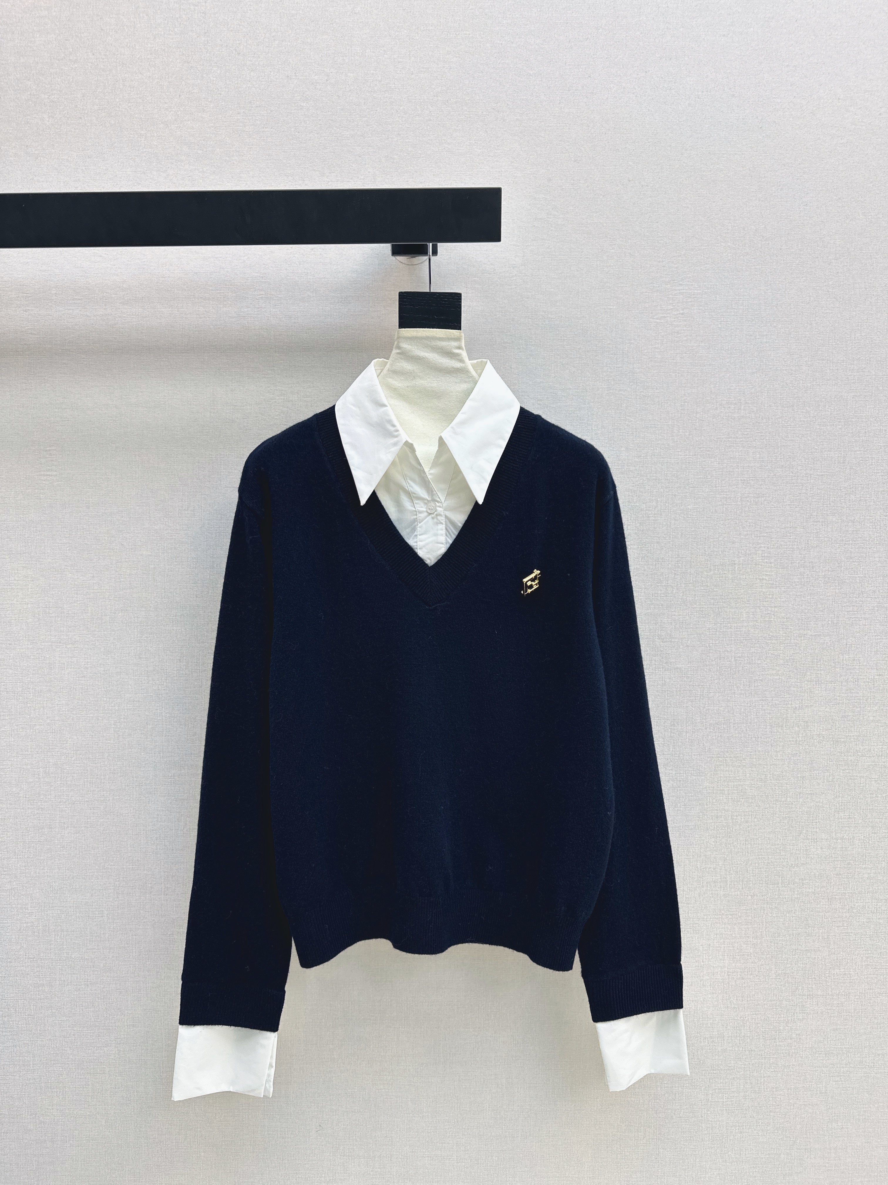 Fend 26ss 2in1 knit shirts