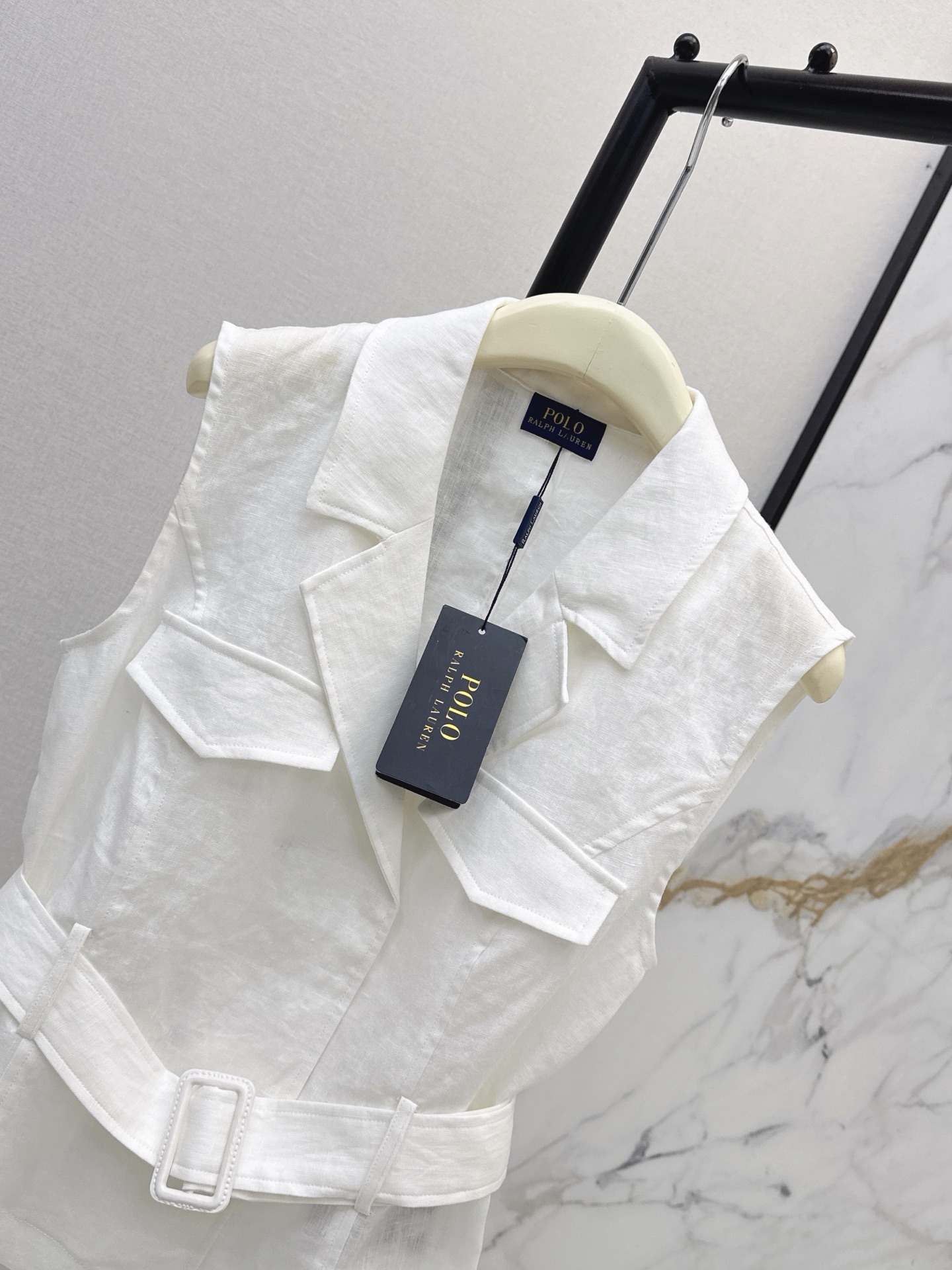 Ralp 26ss linen vest jacket
