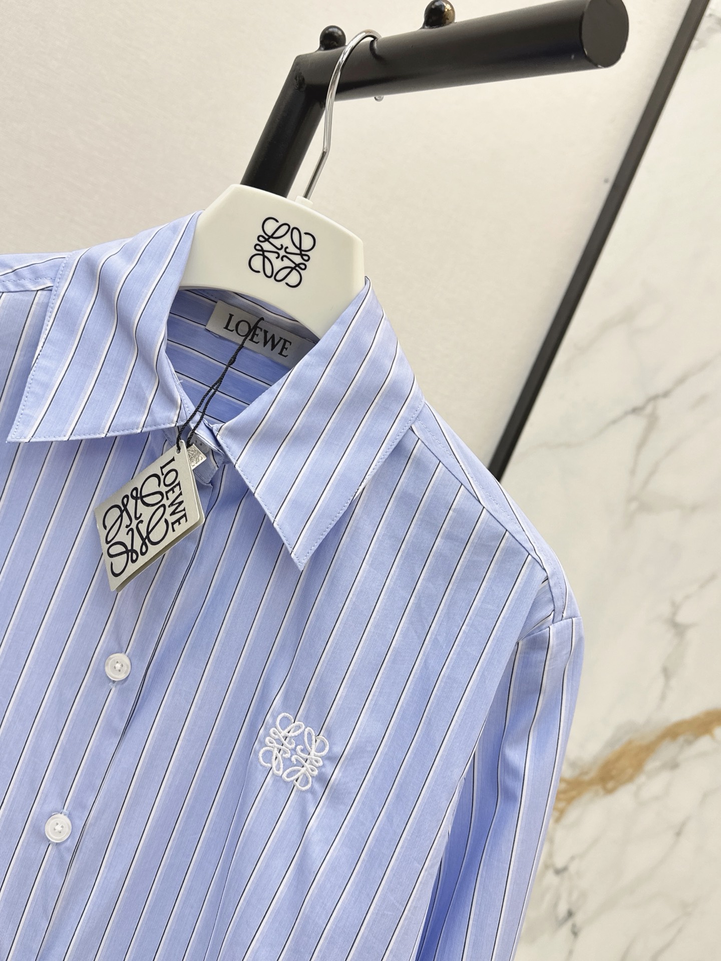 Loe 26ss stripe shirt