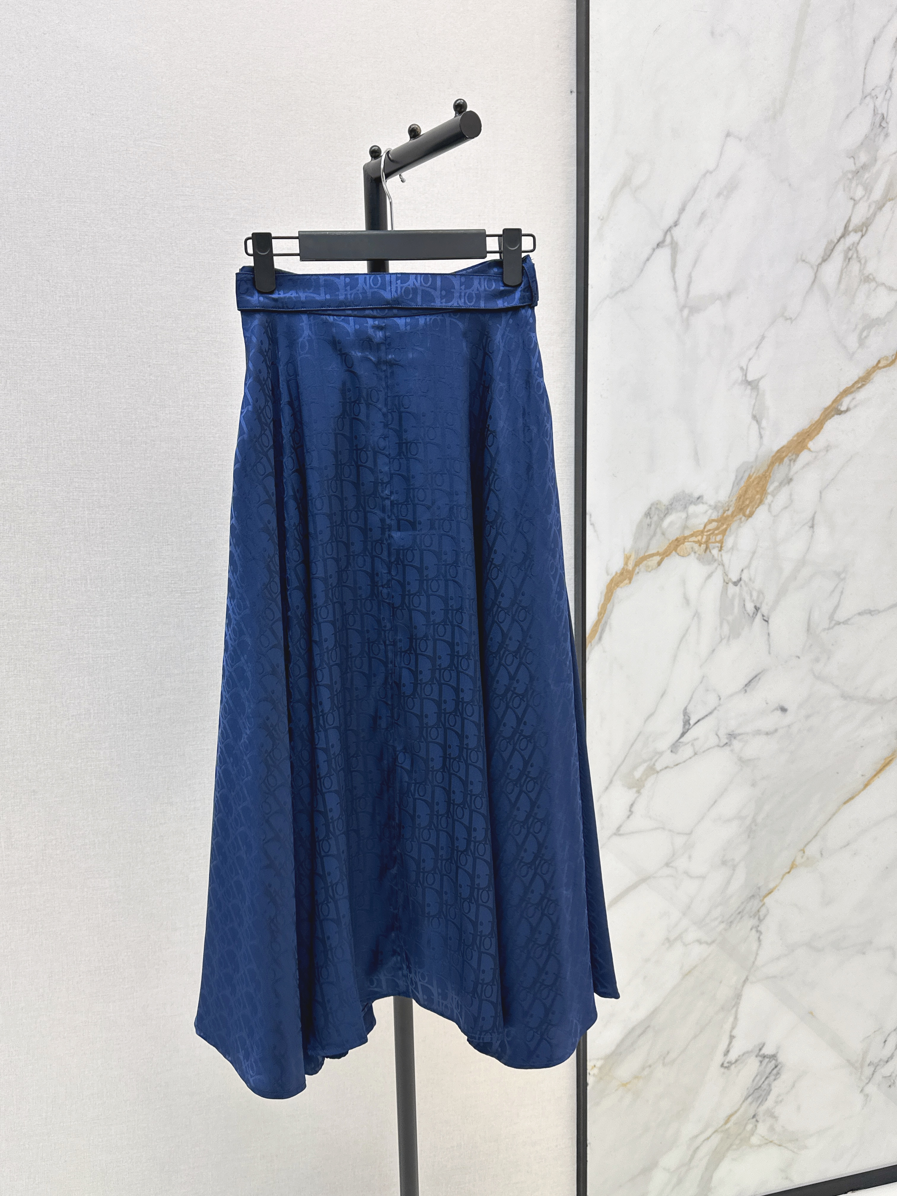 CD 26ss jacquard pleated skirt
