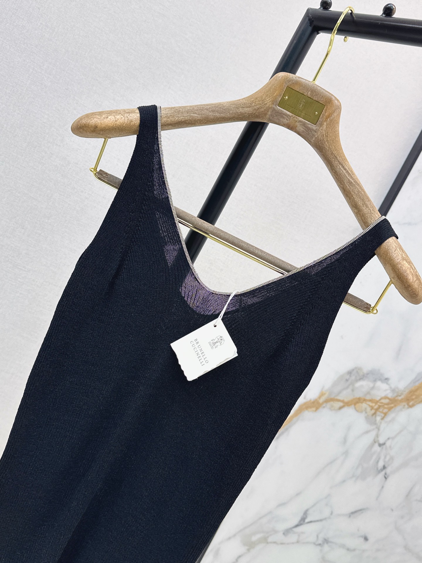 Brun 26ss v-neck knit vest