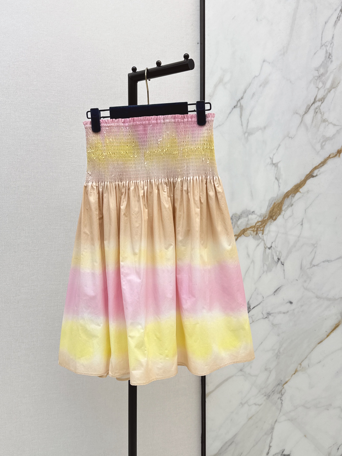 Loui 26ss 2in1 gradient skirt & tube dress