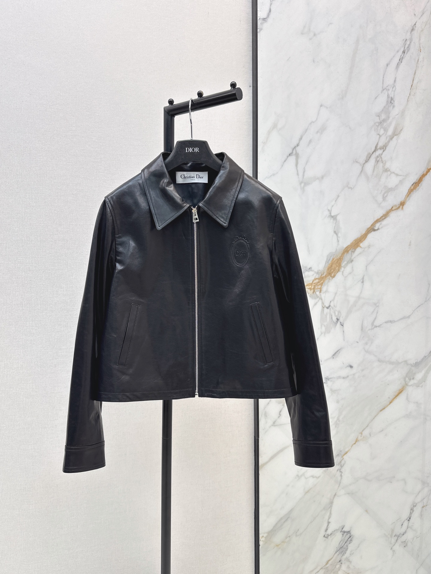 CD 26ss leather jacket