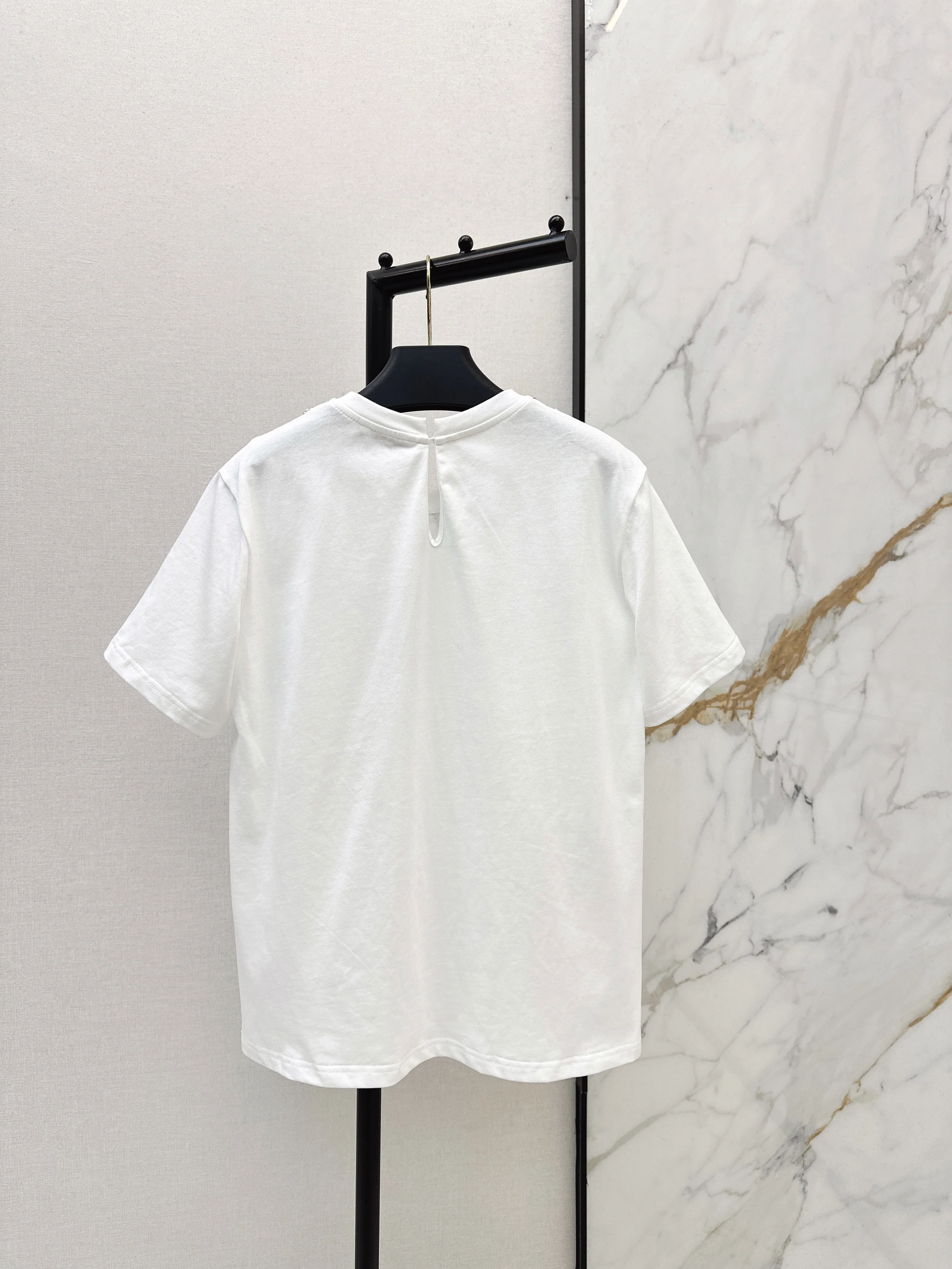 Valen 26ss embroidery sequins t-shirts