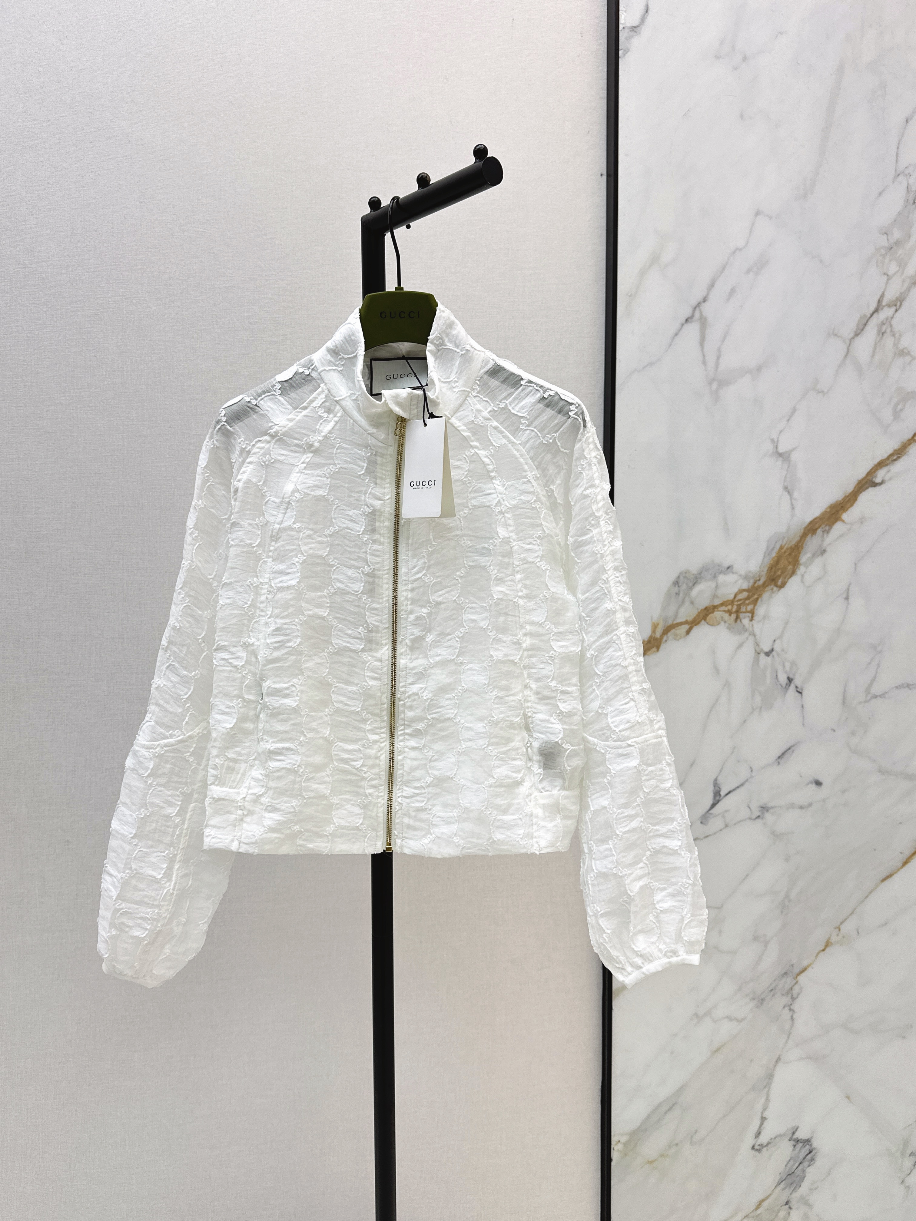 Guc 26SS Monogram Print Cropped Jacket