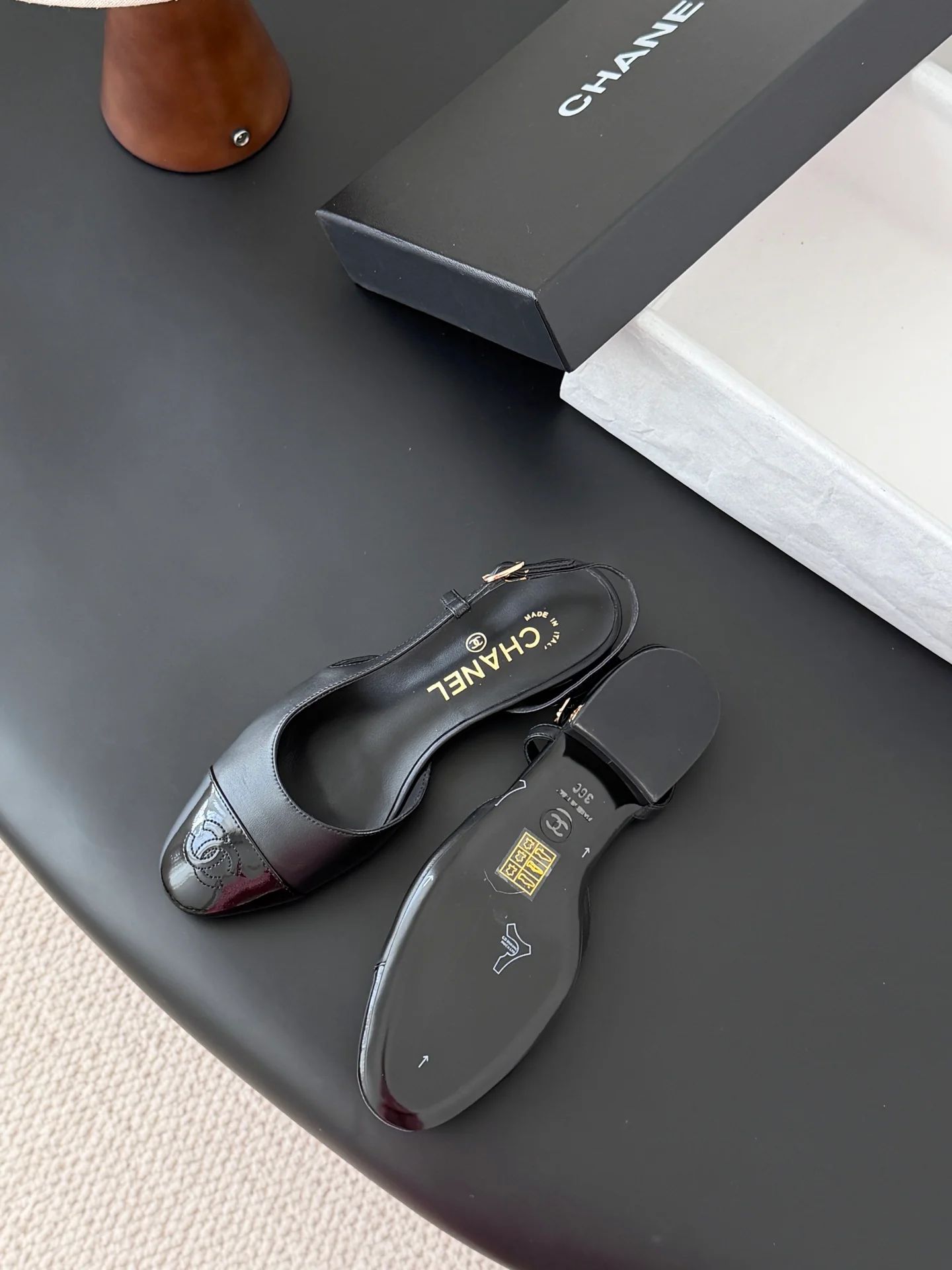 Chan 25fw slingback mary jane shoes