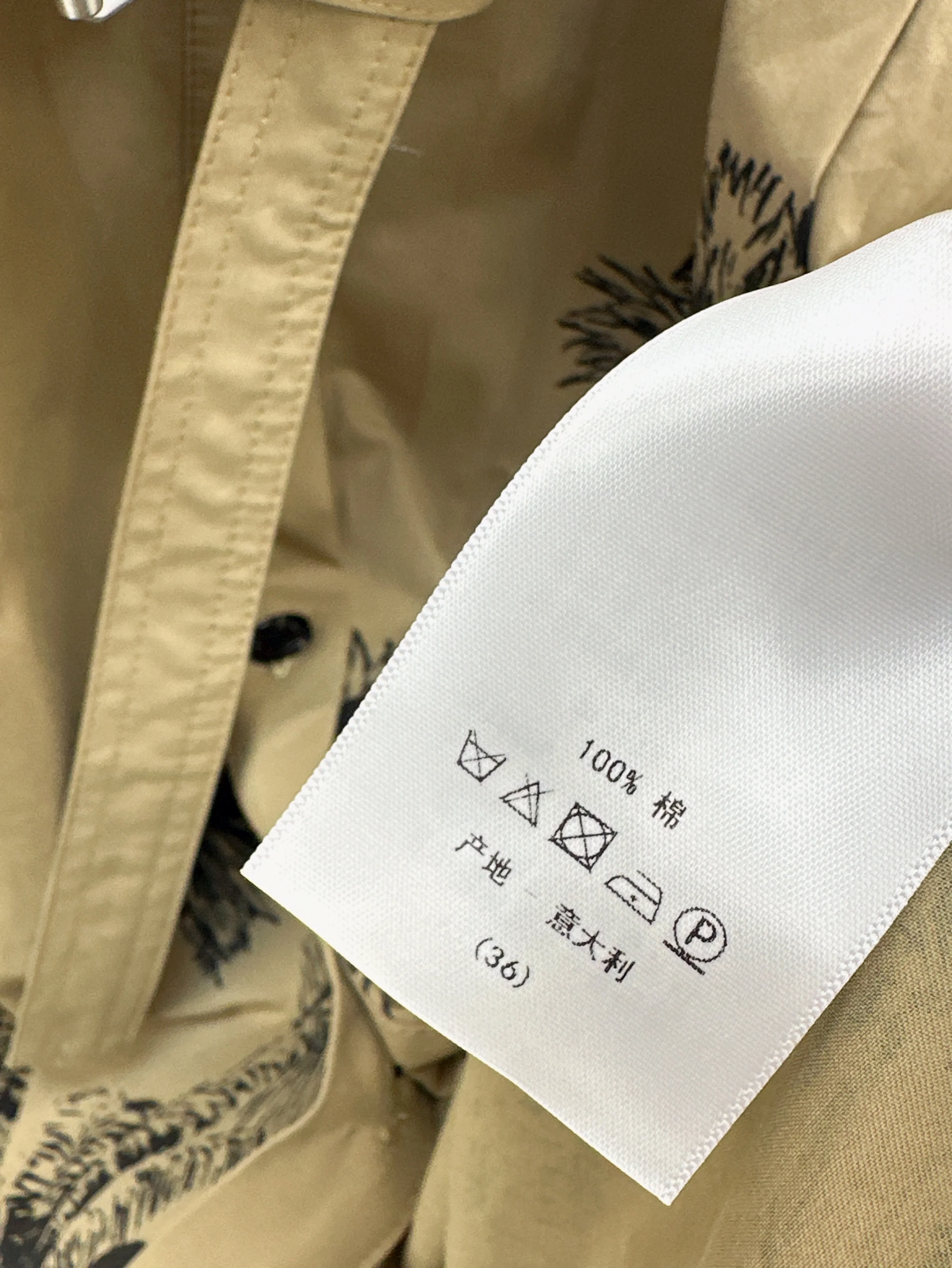 CD 26ss print shirt dress