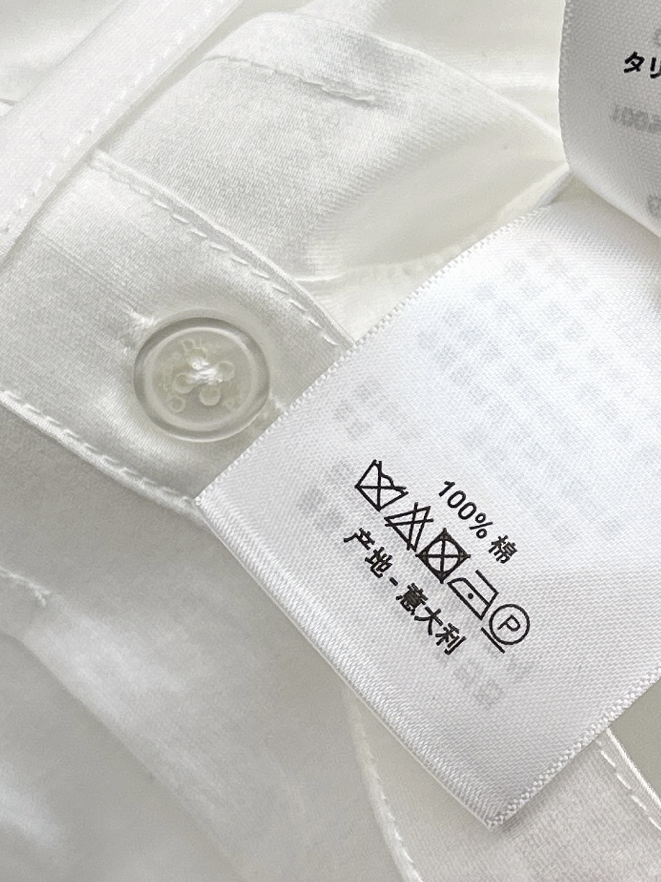 CD 26ss lace trim shirt