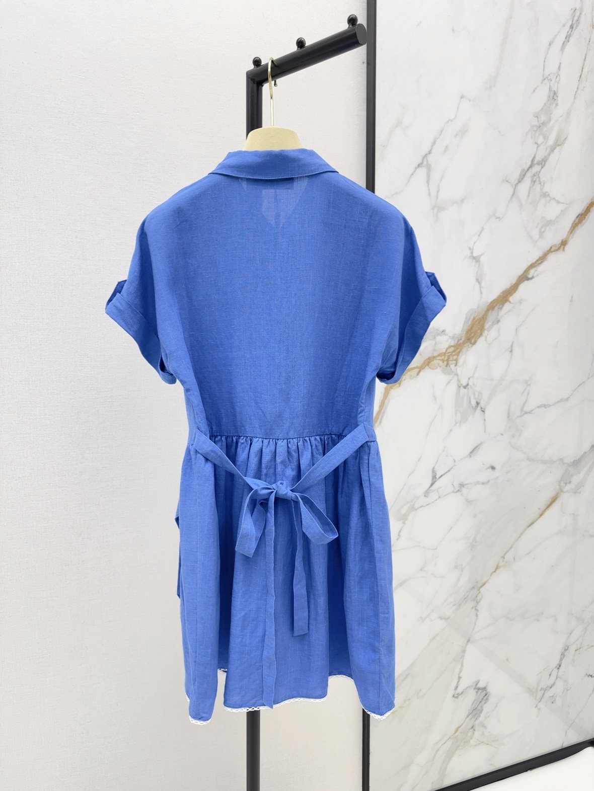 Miu 26ss cargo pocket shirt dress
