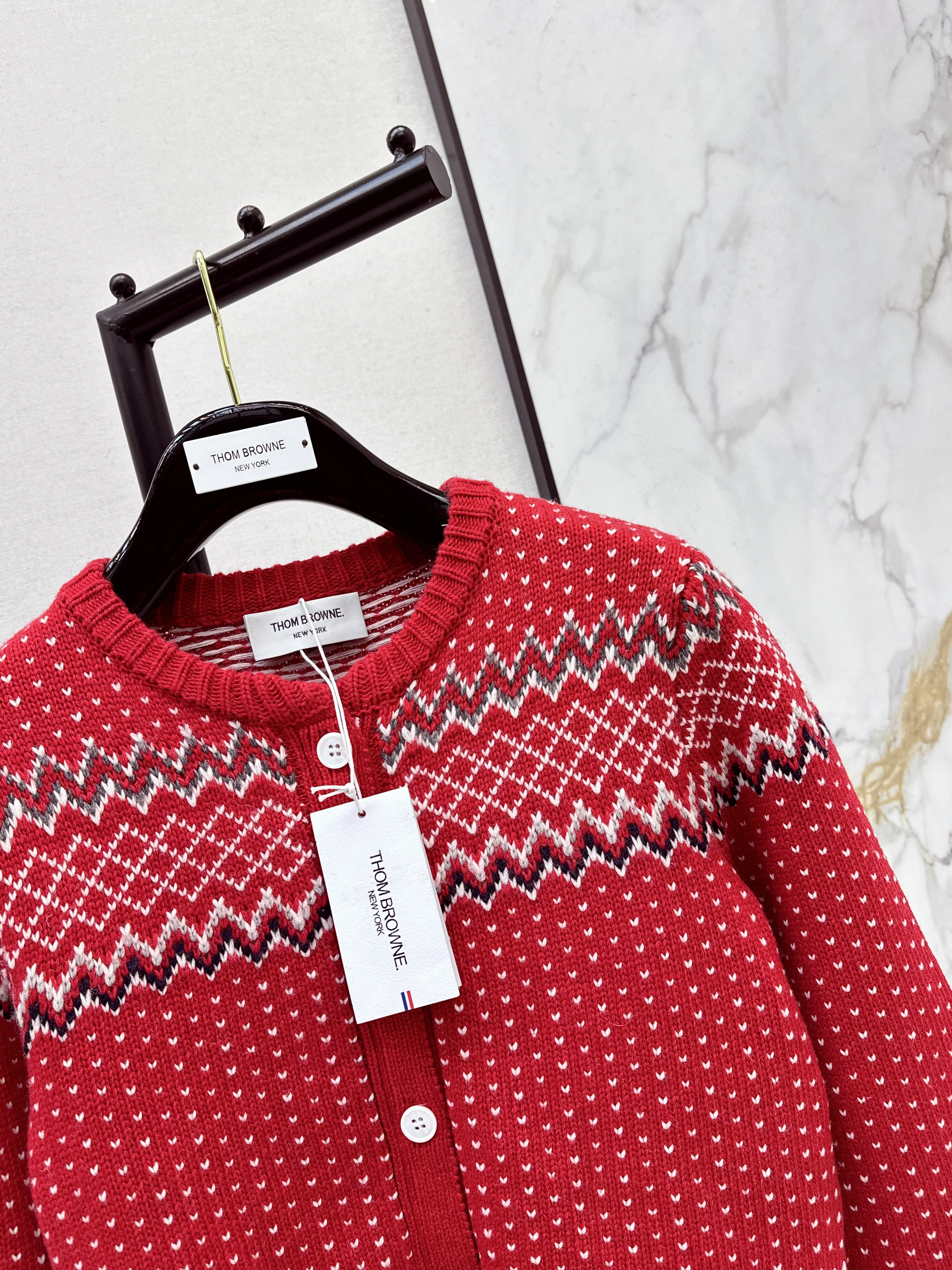 Thom 26ss fair isle cardigan