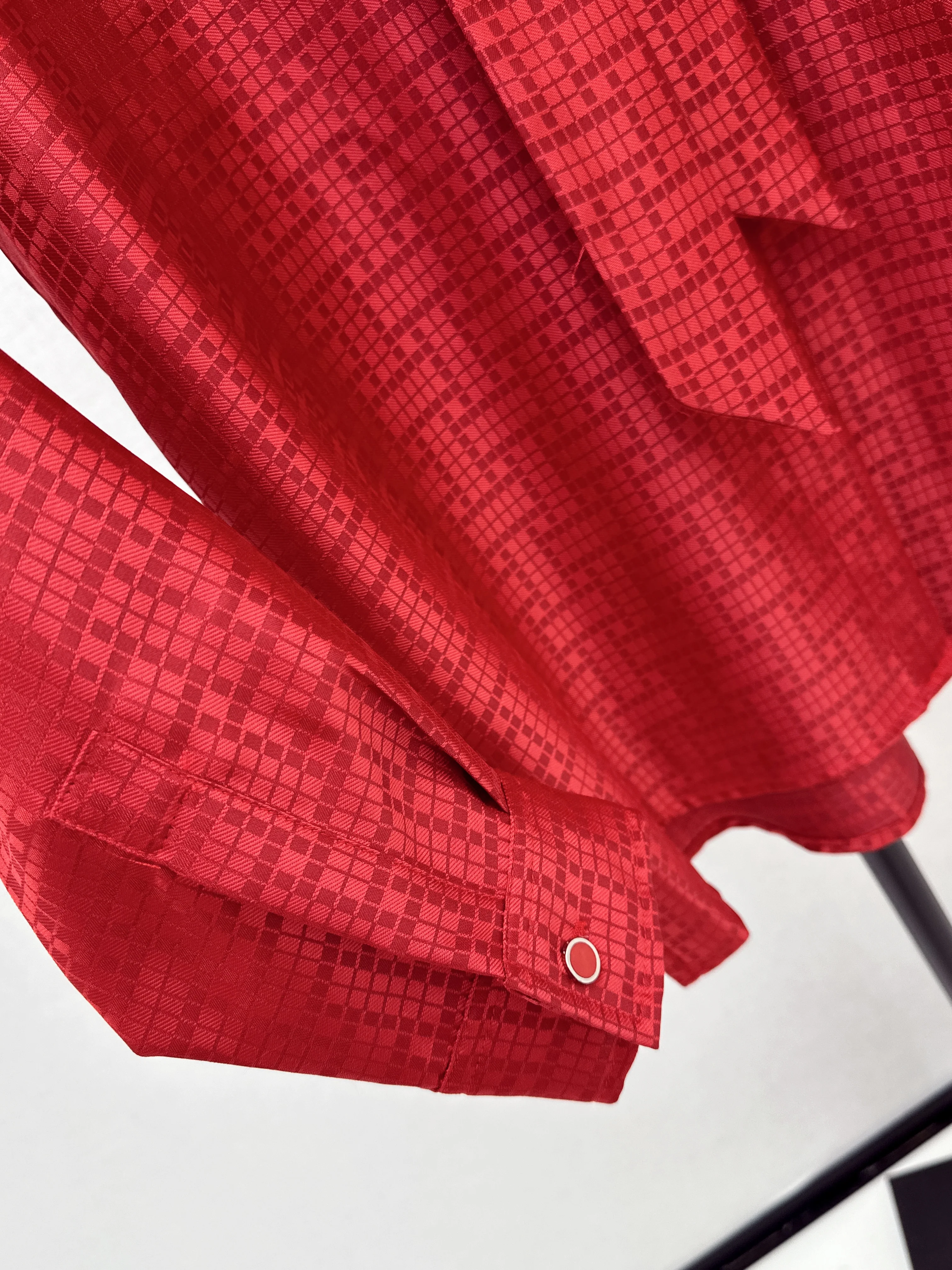 Herm 26ss jacquard -neck shirts