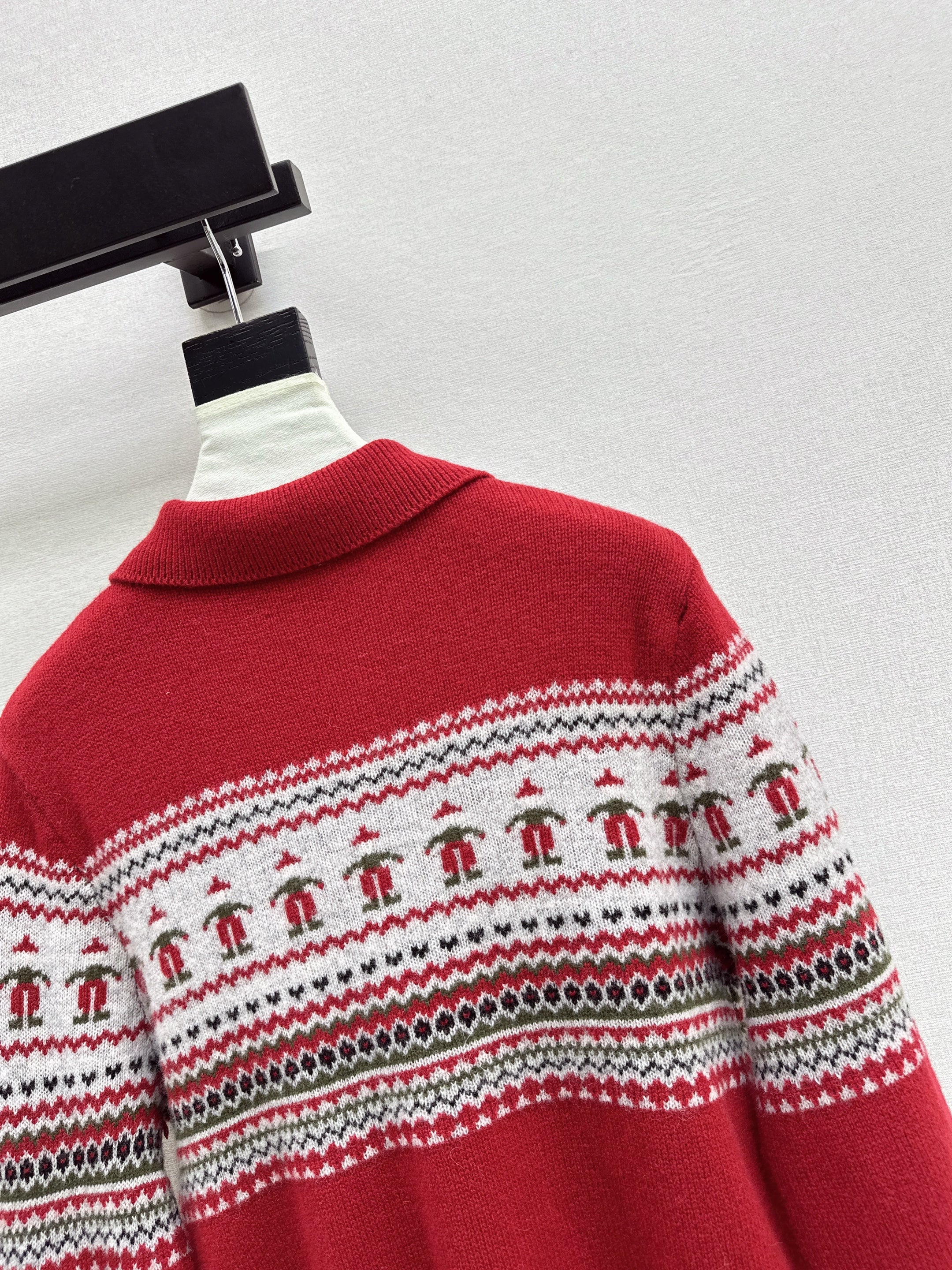 Chan 26ss fair isle sweater