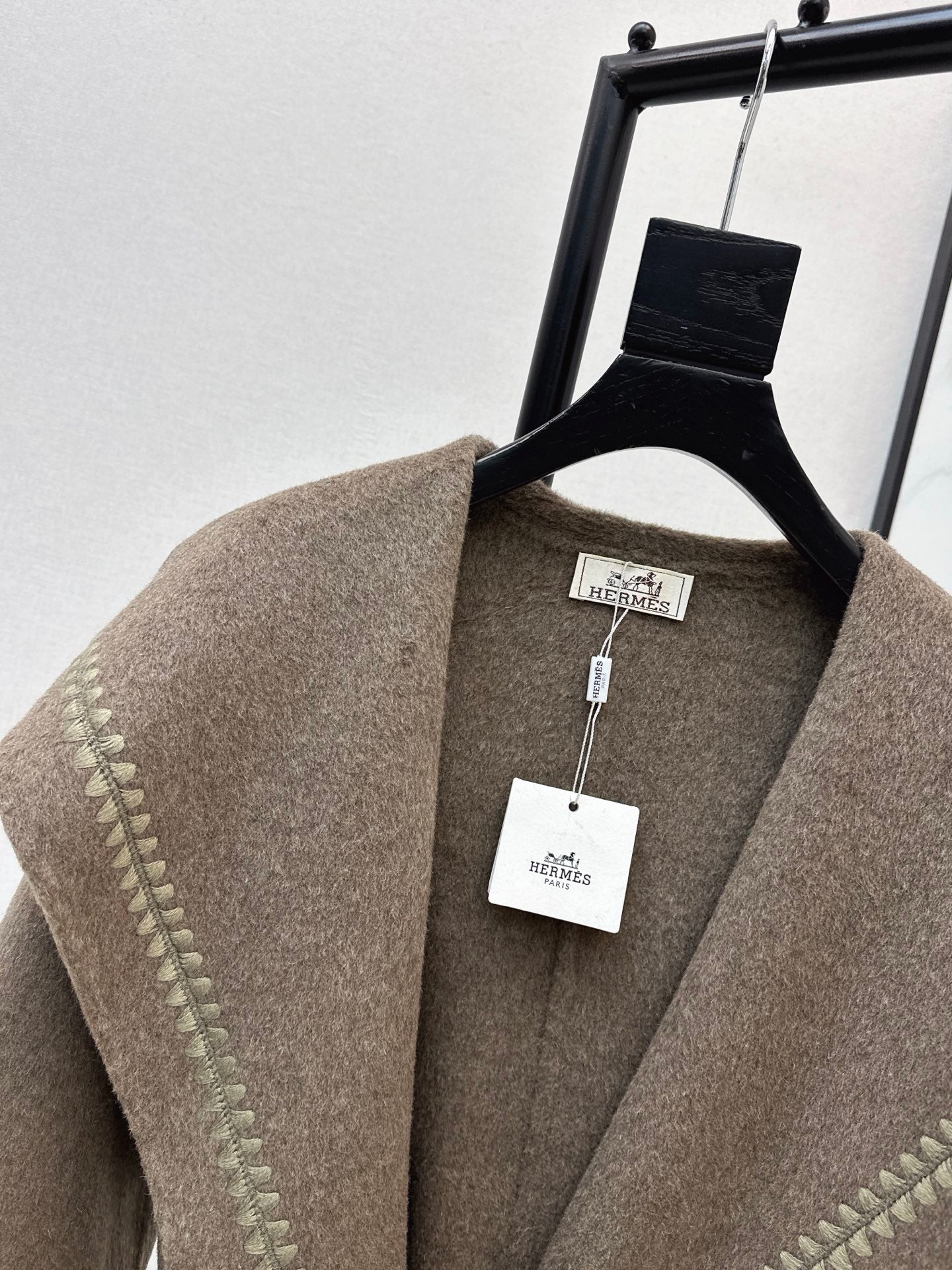 Herm 25fw woolen long overcoats